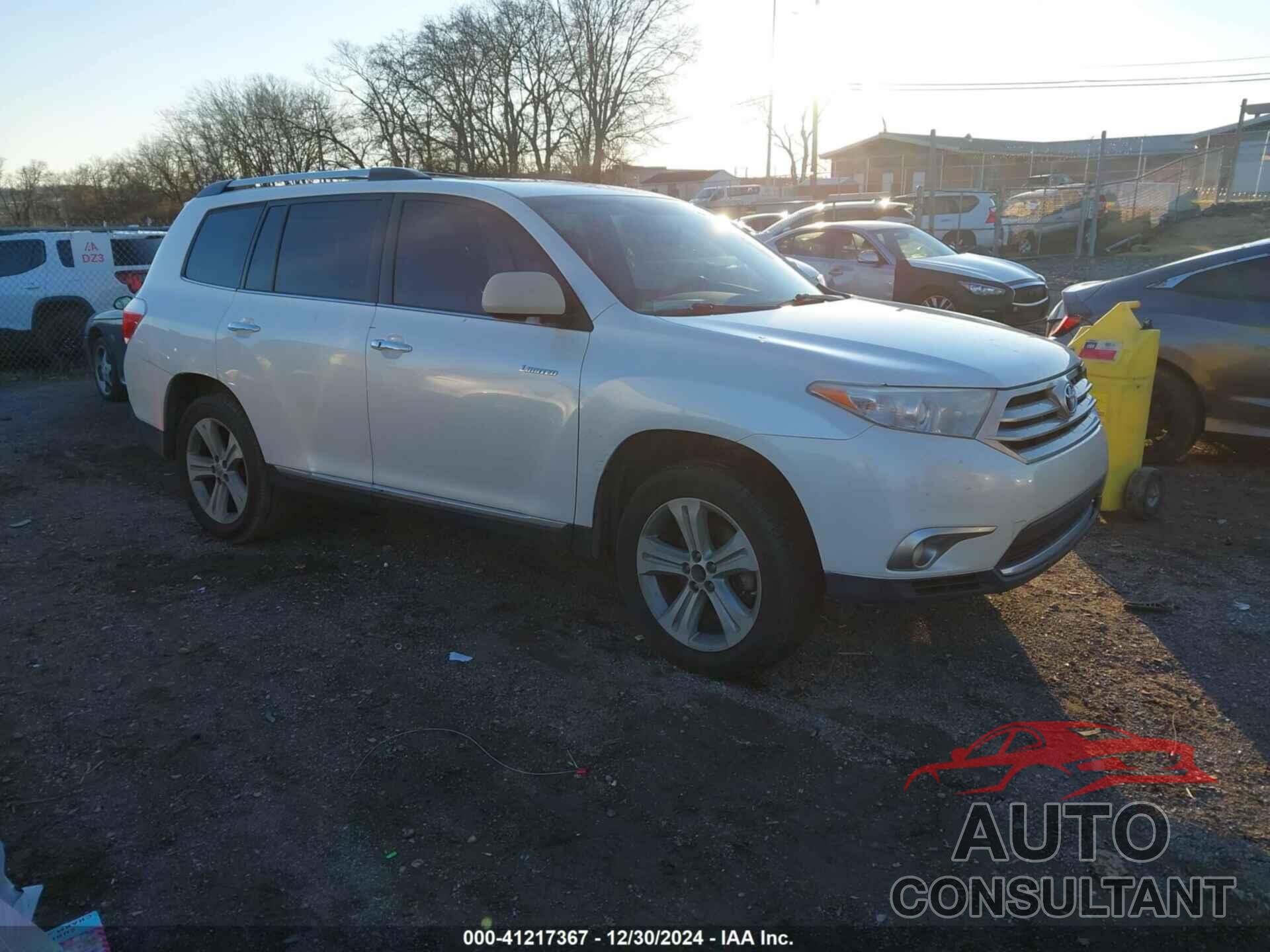 TOYOTA HIGHLANDER 2013 - 5TDDK3EH8DS215401