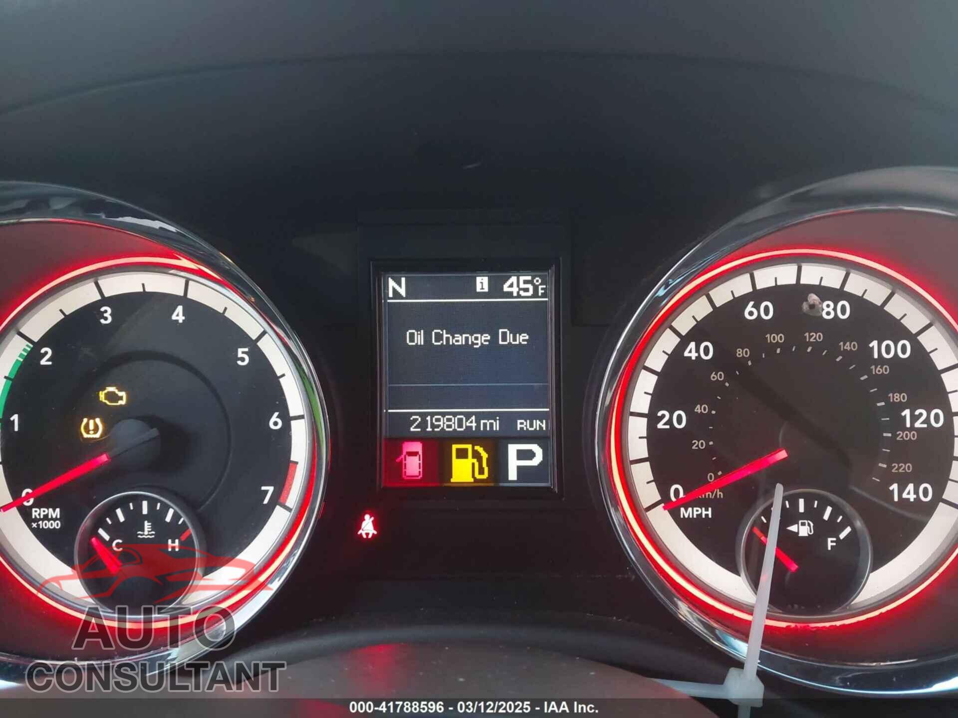 DODGE DURANGO 2012 - 1C4RDHDG2CC257682
