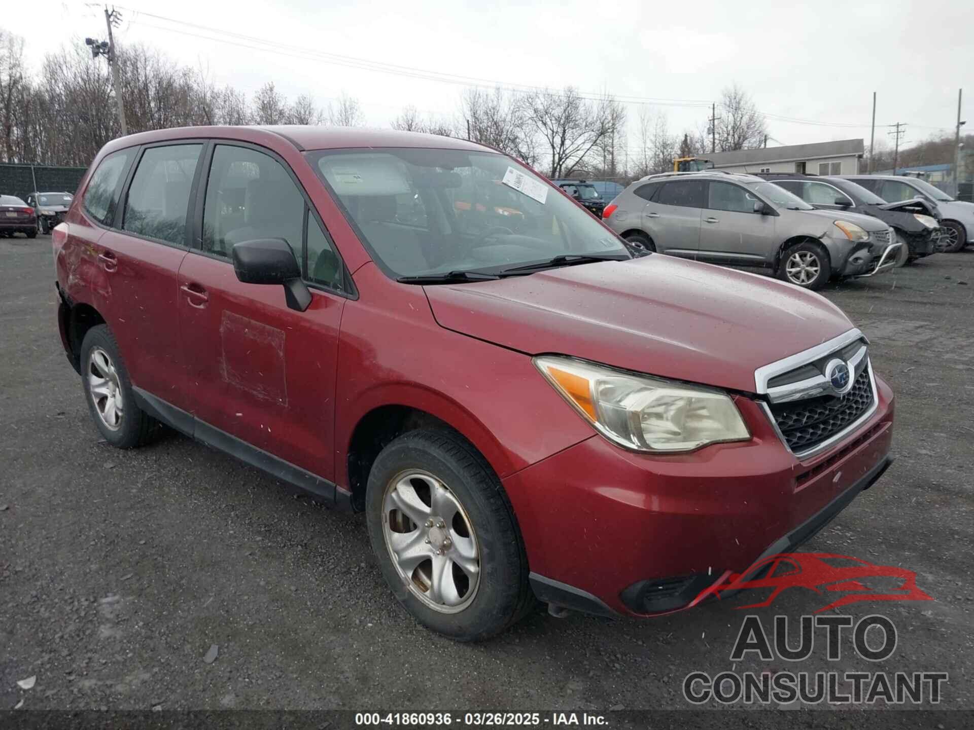 SUBARU FORESTER 2014 - JF2SJAAC0EH442808
