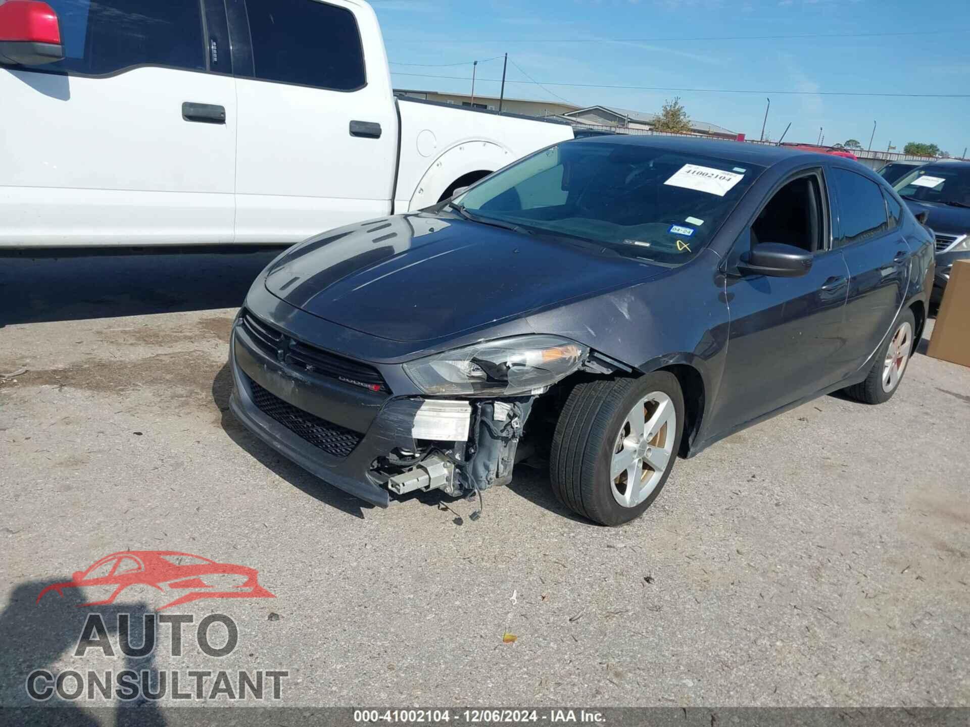 DODGE DART 2015 - 1C3CDFBB8FD281845