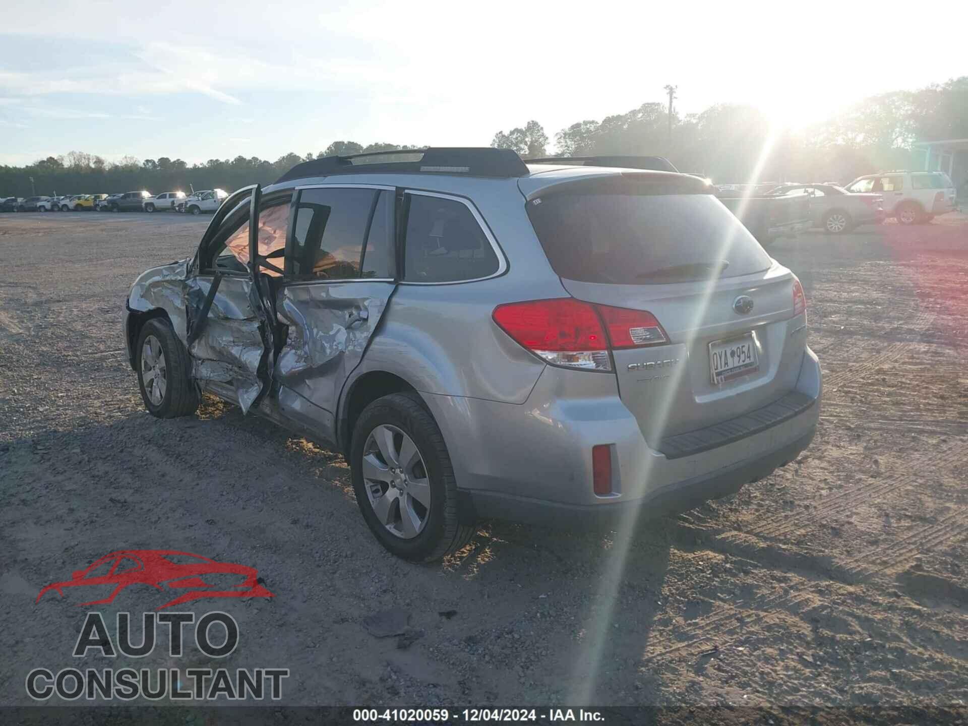 SUBARU OUTBACK 2012 - 4S4BRCCC2C3266477