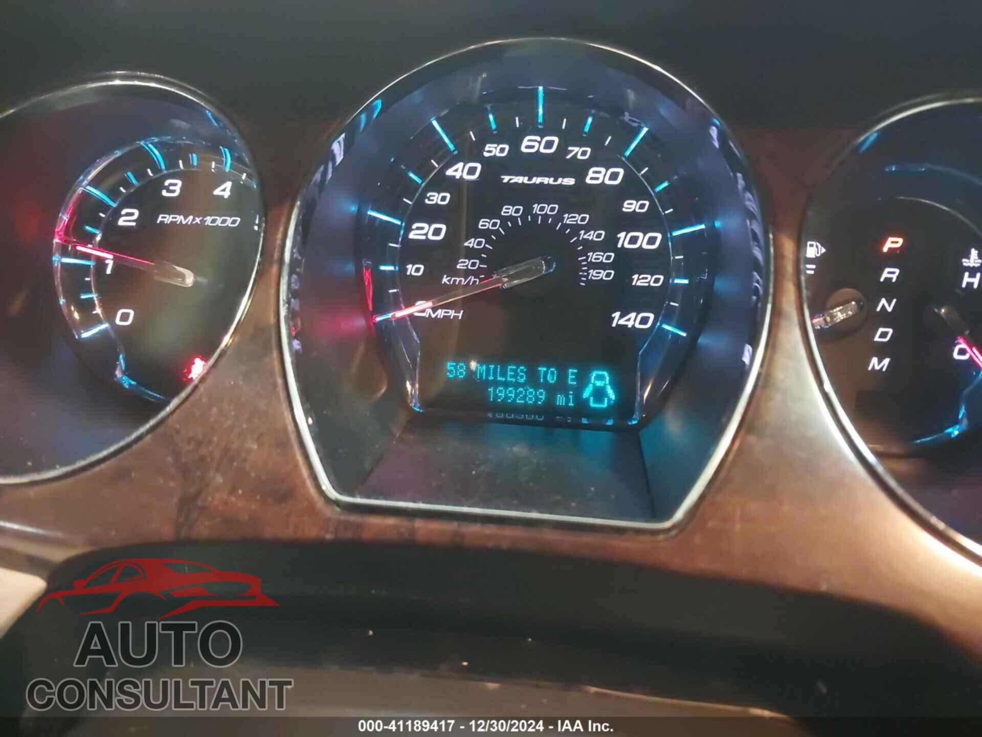 FORD TAURUS 2011 - 1FAHP2HWXBG164150
