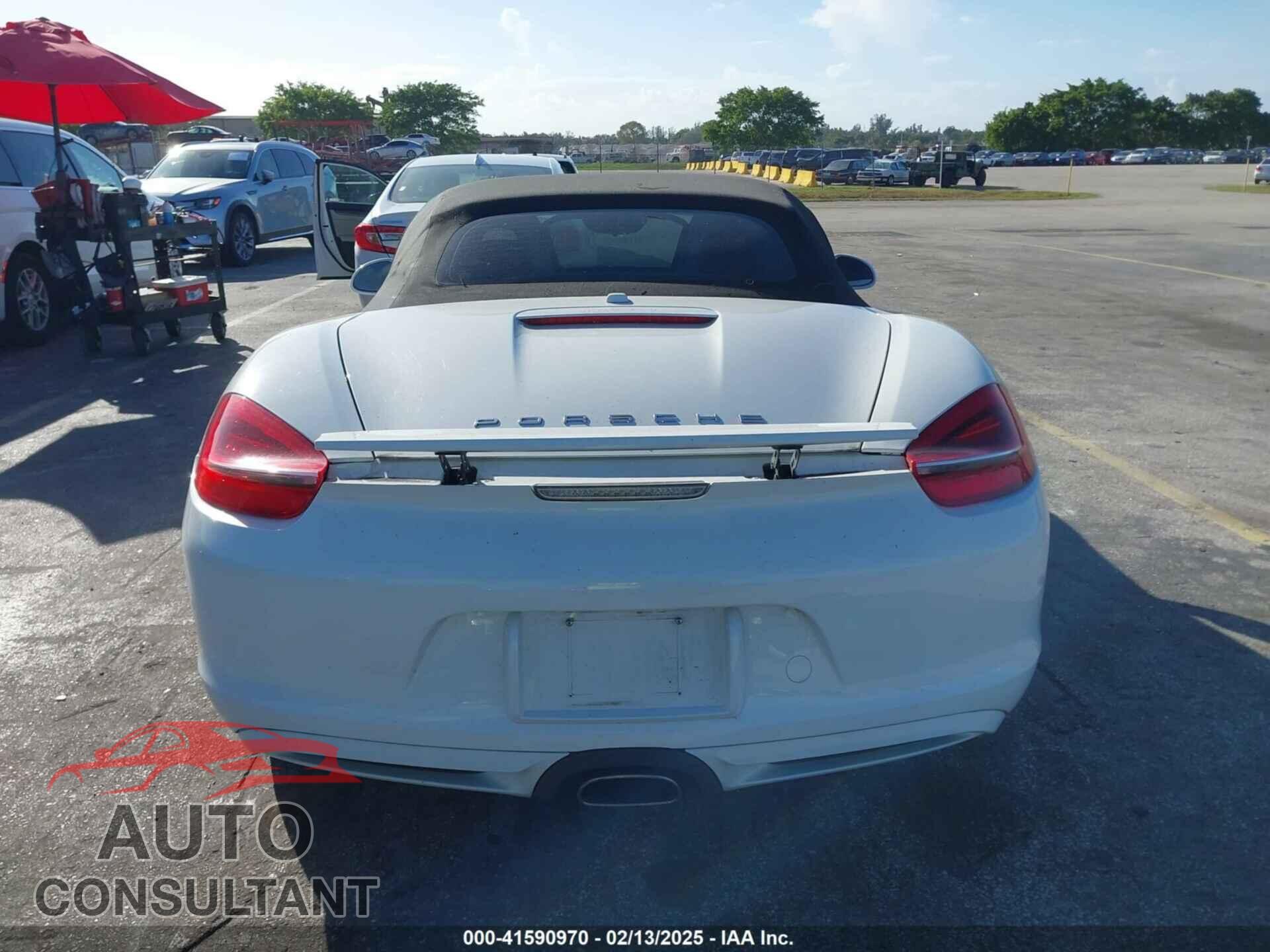 PORSCHE BOXSTER 2015 - WP0CA2A84FS120231