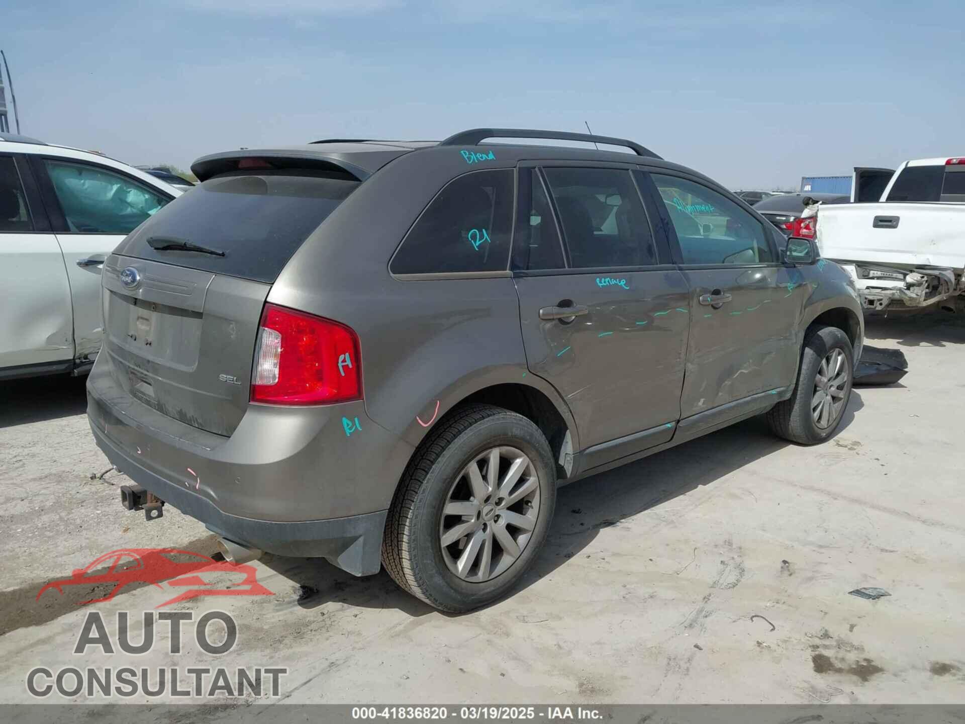 FORD EDGE 2013 - 2FMDK3JCXDBB62675