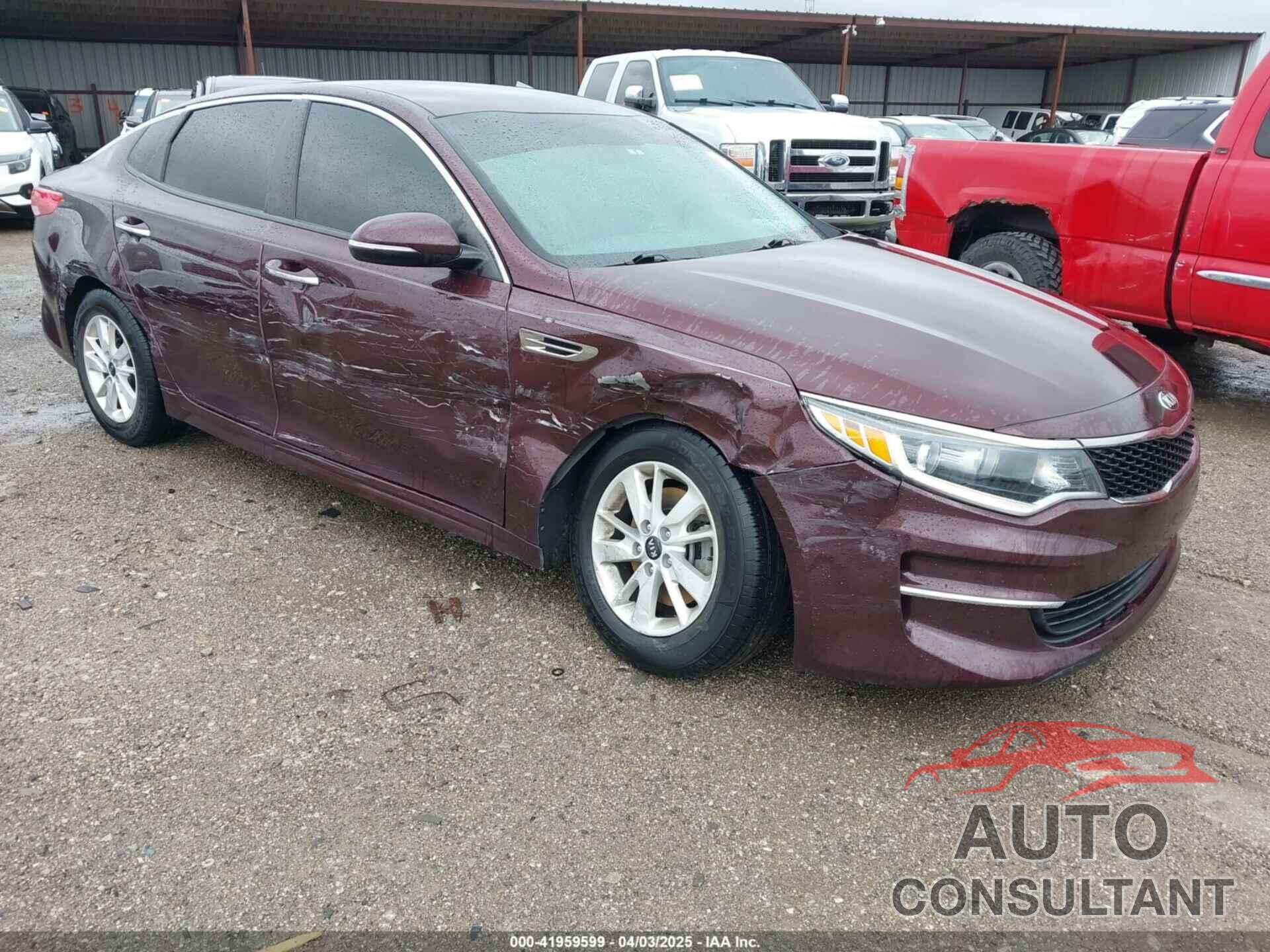 KIA OPTIMA 2016 - 5XXGT4L30GG018767