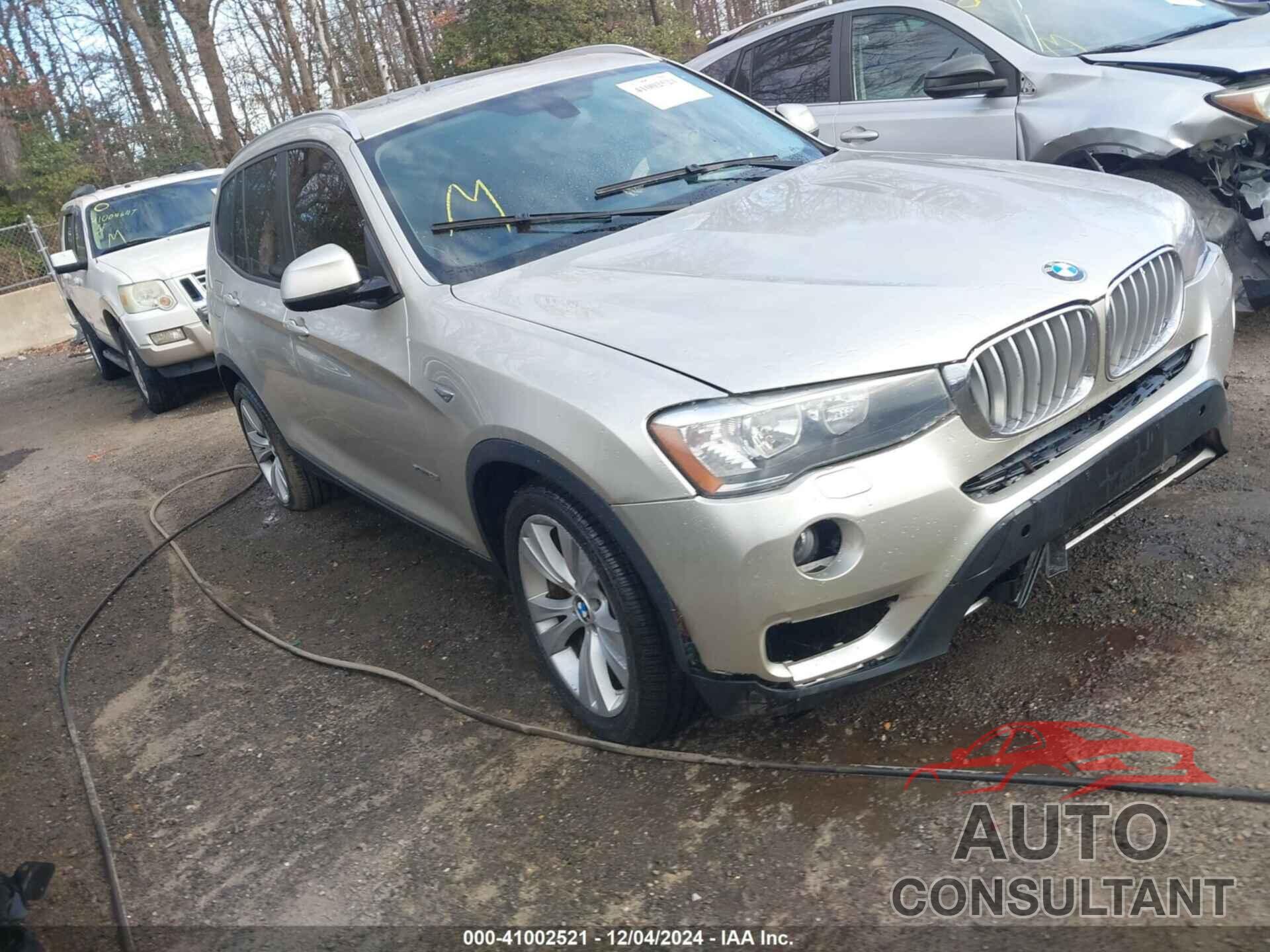 BMW X3 2016 - 5UXWX9C52G0D76311