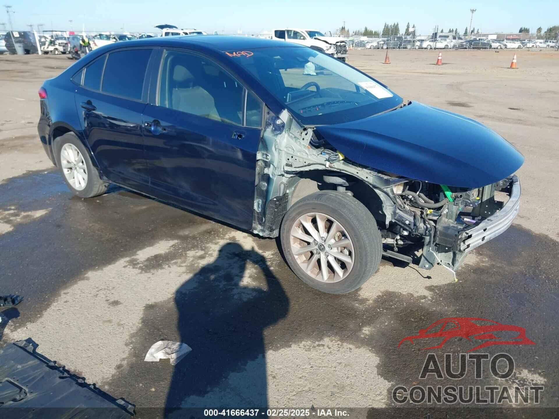 TOYOTA COROLLA 2020 - JTDHPRAE1LJ004120