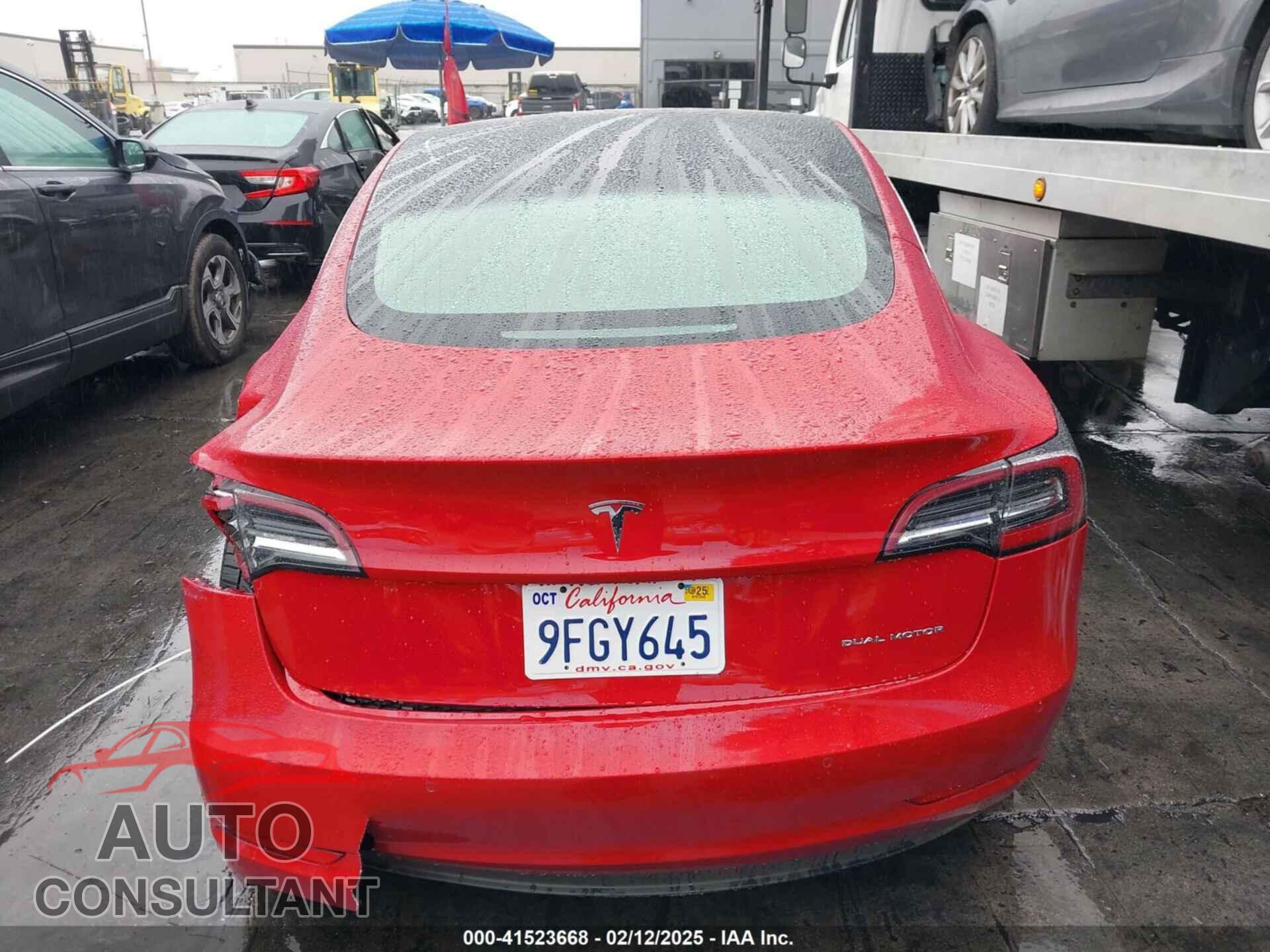 TESLA MODEL 3 2018 - 5YJ3E1EB7JF115857