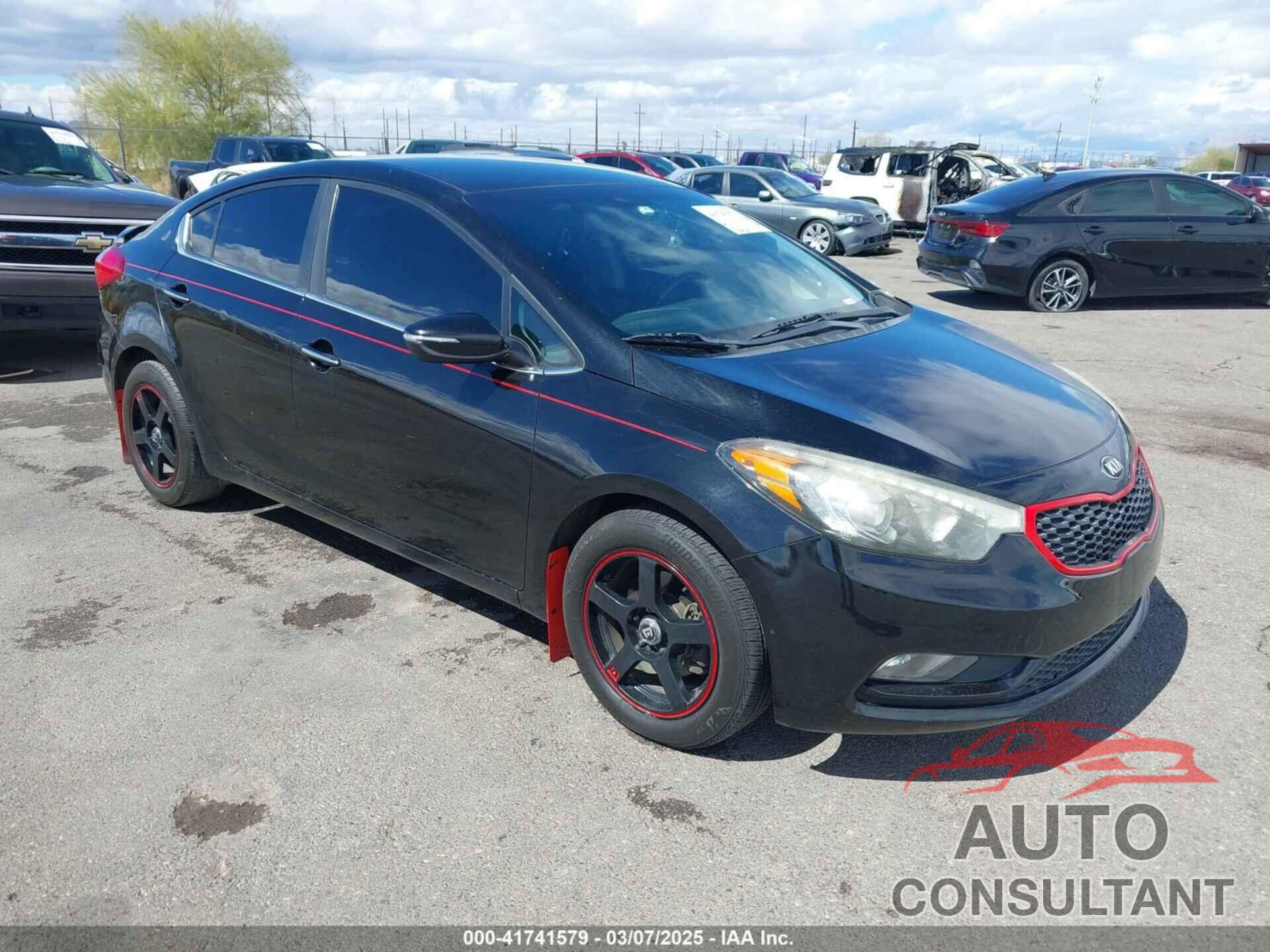 KIA FORTE 2014 - KNAFX4A82E5054134