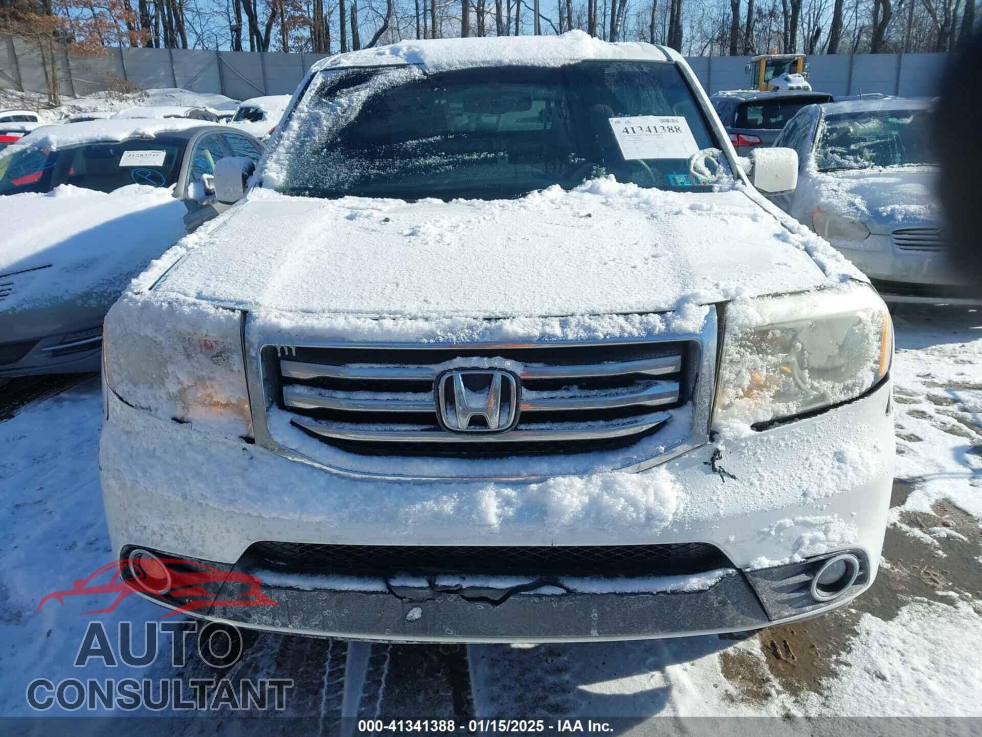 HONDA PILOT 2012 - 5FNYF4H62CB015798