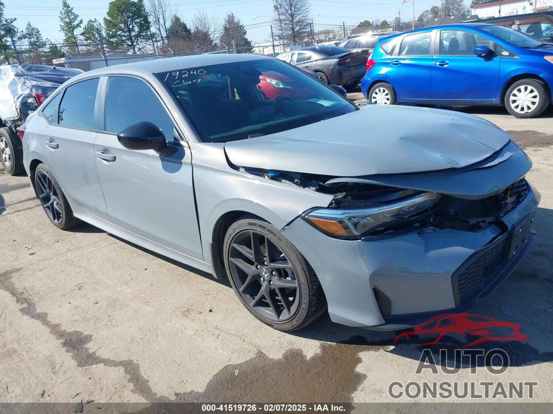HONDA CIVIC 2025 - 2HGFE2F54SH507025