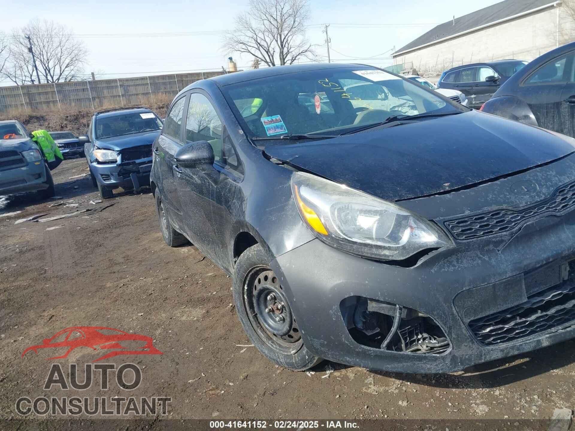 KIA RIO 2013 - KNADM5A37D6158492