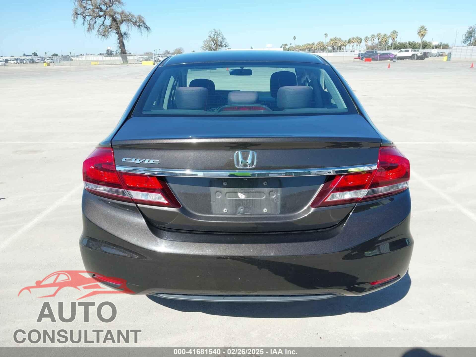 HONDA CIVIC 2013 - 19XFB2F51DE028485