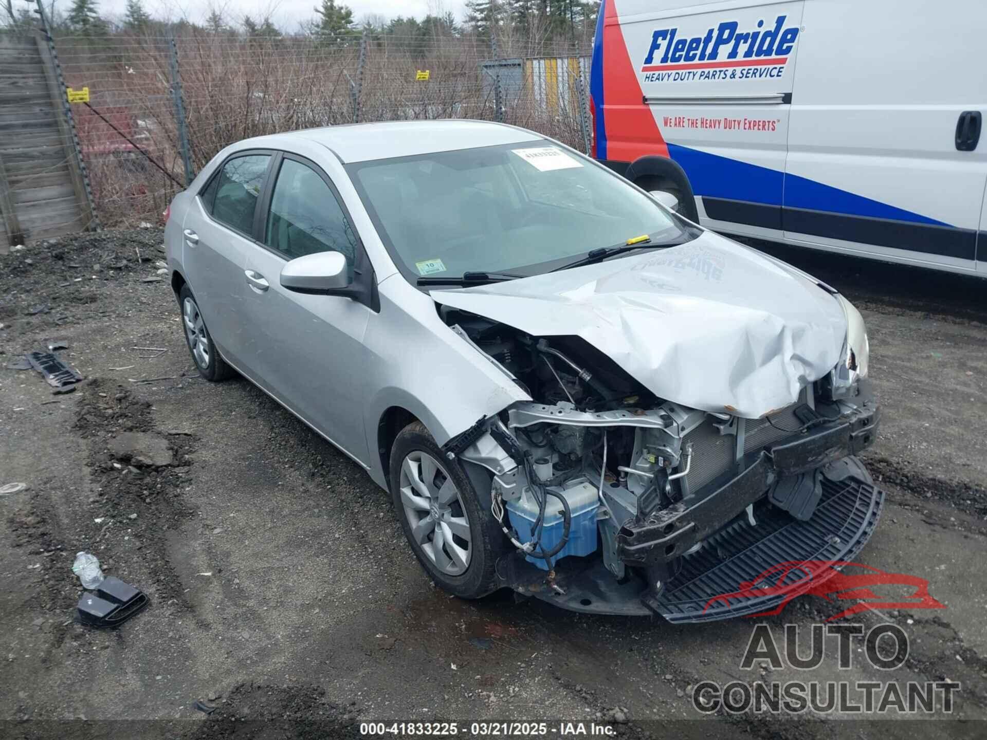 TOYOTA COROLLA 2015 - 2T1BURHE5FC264511