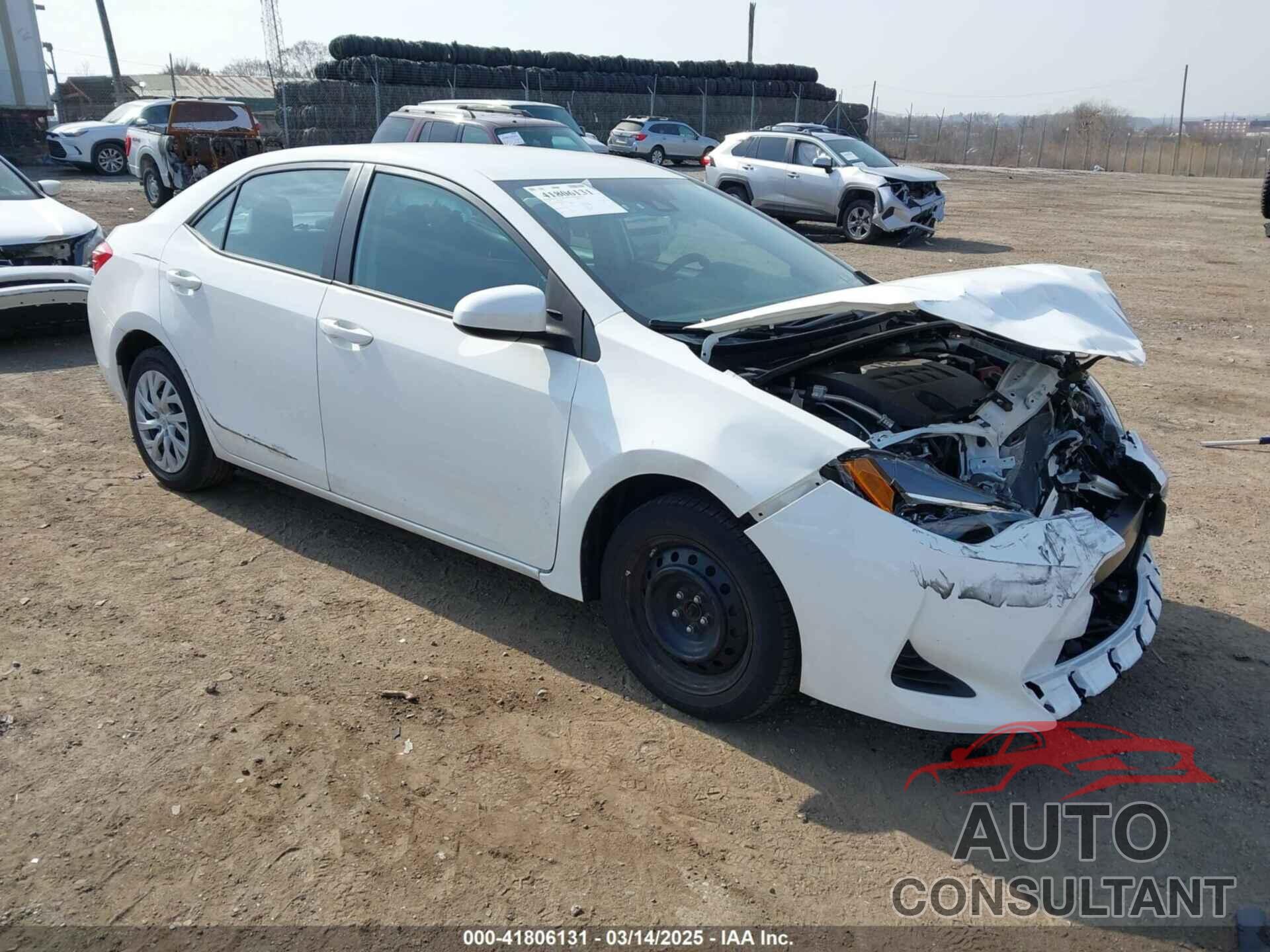 TOYOTA COROLLA 2019 - 5YFBURHE4KP891033