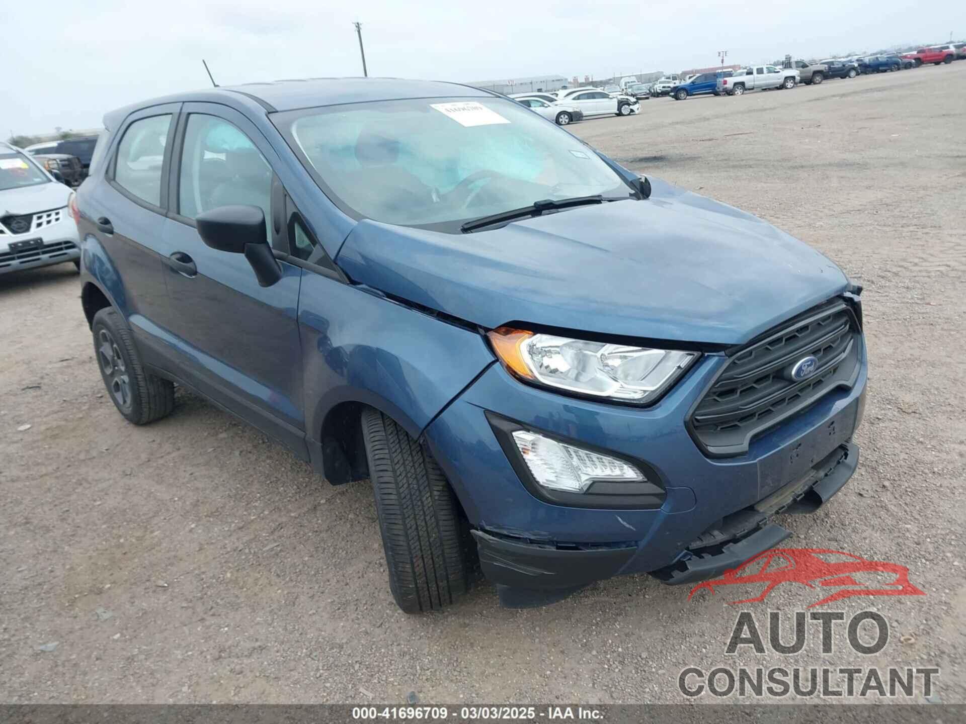 FORD ECOSPORT 2022 - MAJ6S3FL2NC464734