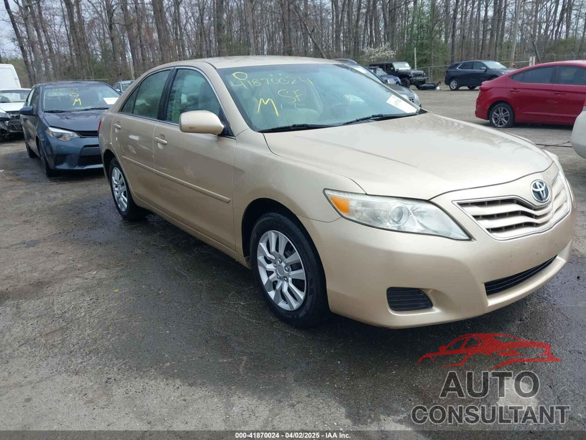 TOYOTA CAMRY 2010 - 4T1BF3EK1AU113545