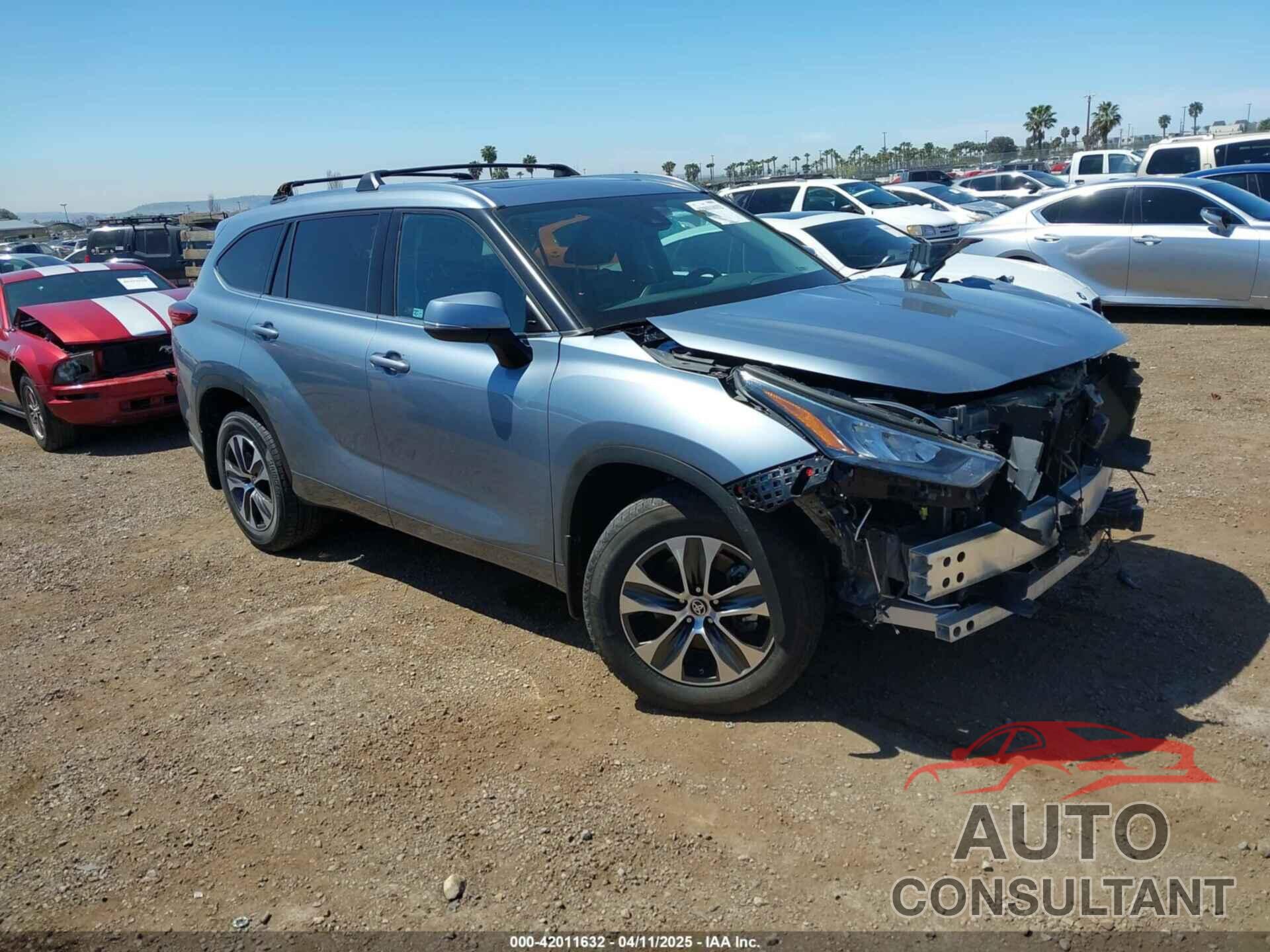TOYOTA HIGHLANDER 2020 - 5TDHZRBH3LS020065
