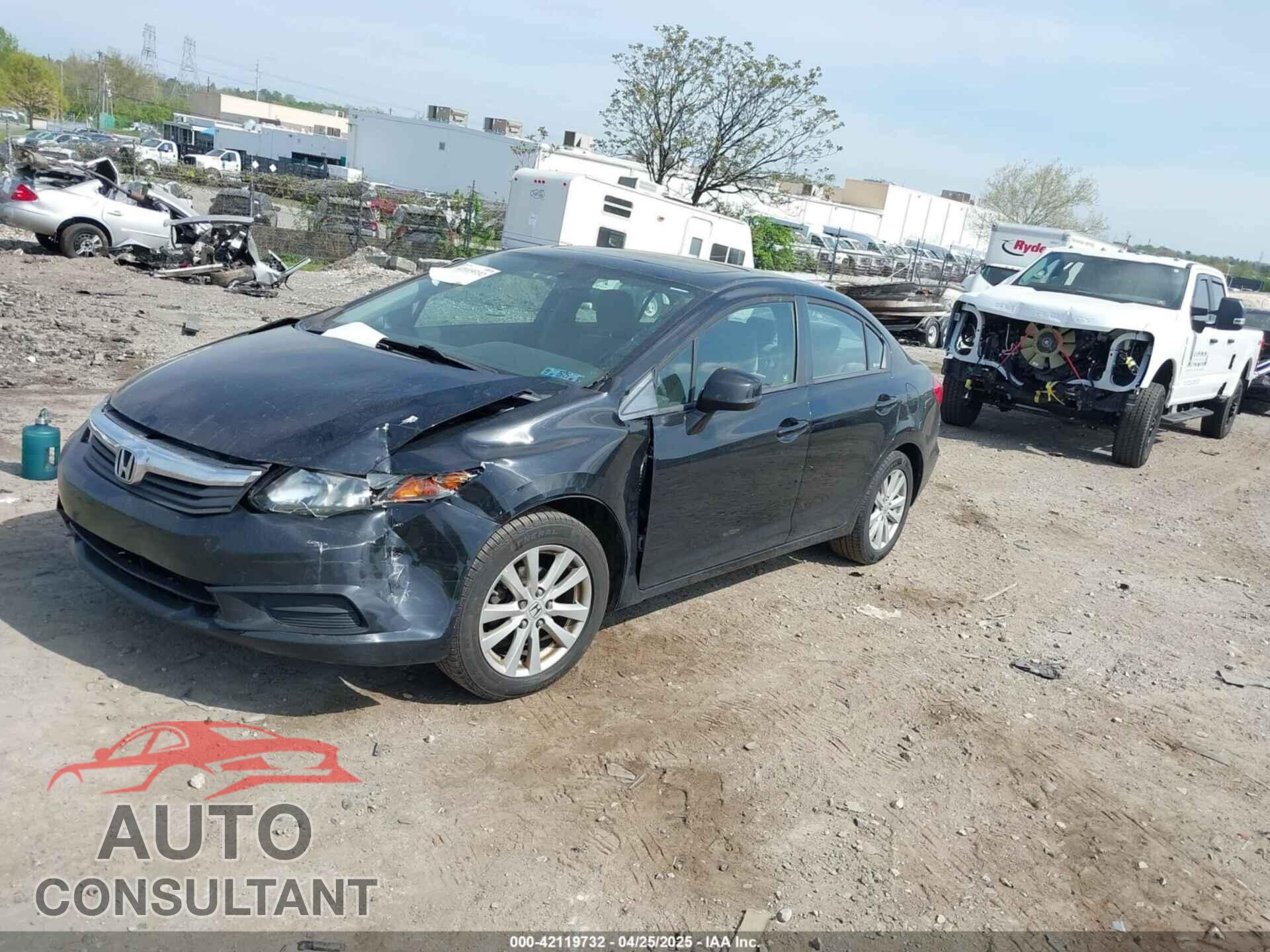 HONDA CIVIC 2012 - 19XFB2F83CE317053
