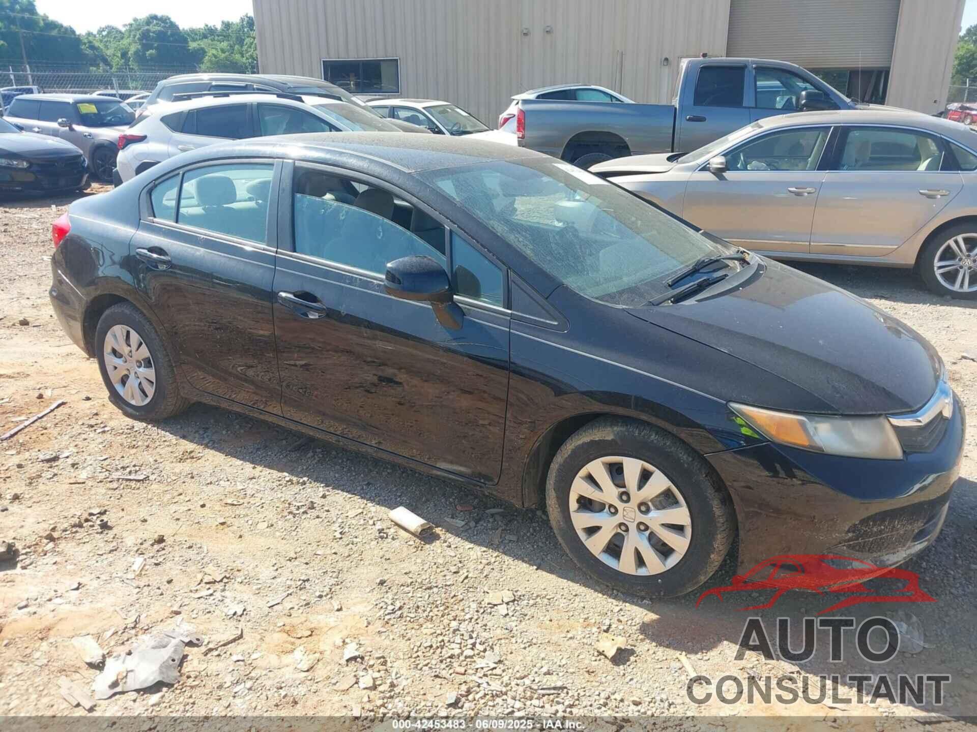 HONDA CIVIC 2012 - 19XFB2F56CE070875