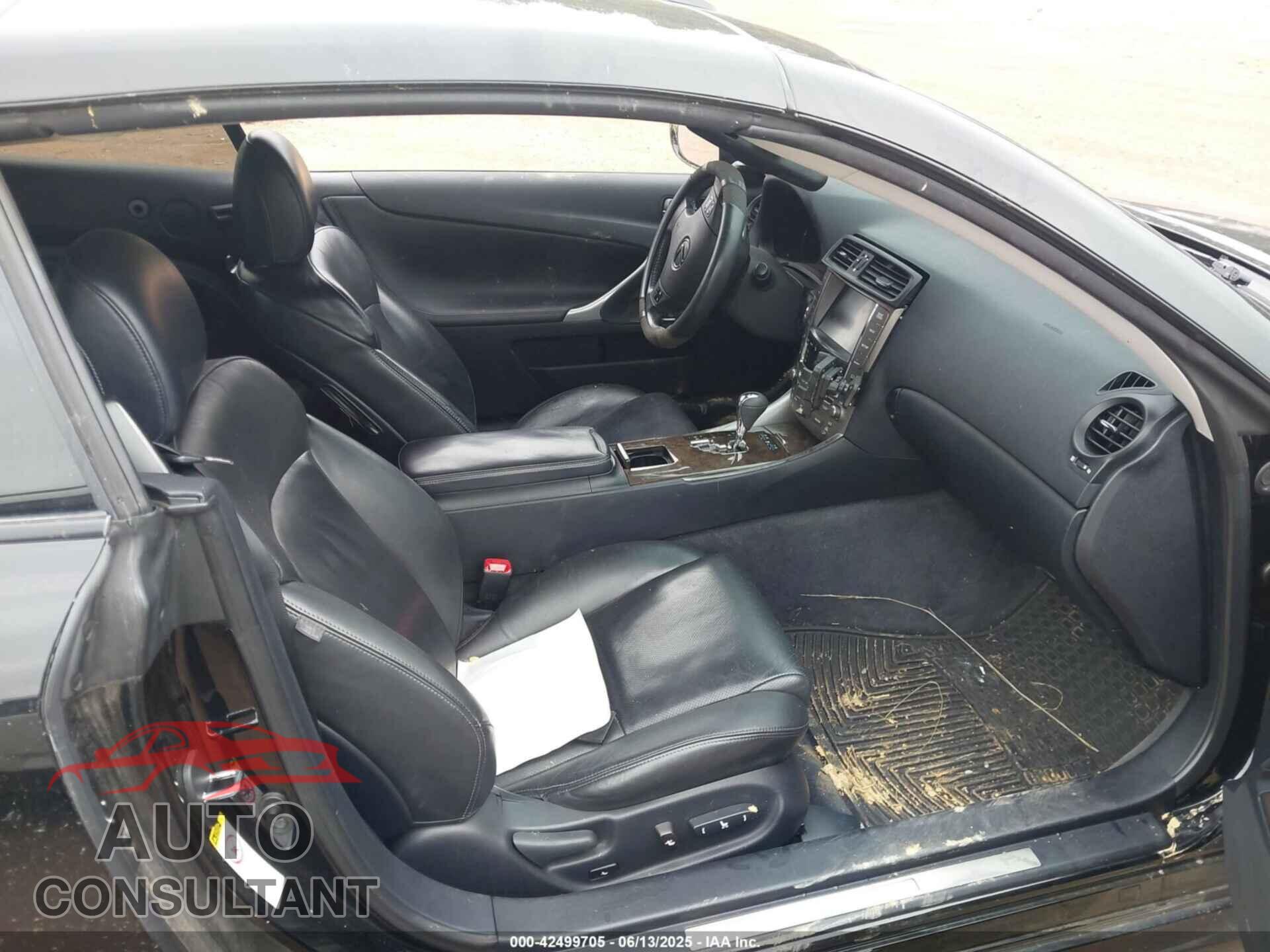 LEXUS IS 2010 - JTHFF2C24A2501365