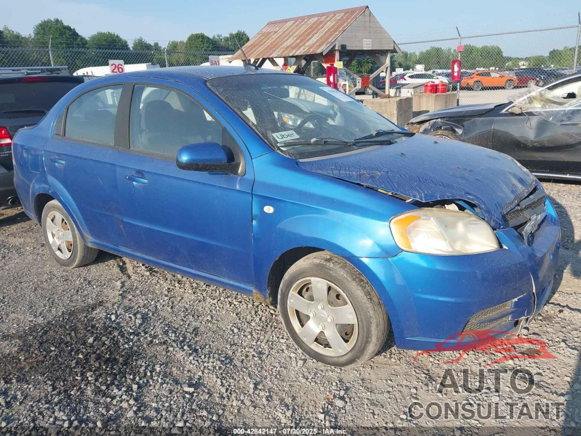 CHEVROLET AVEO 2010 - KL1TD5DE7AB119696