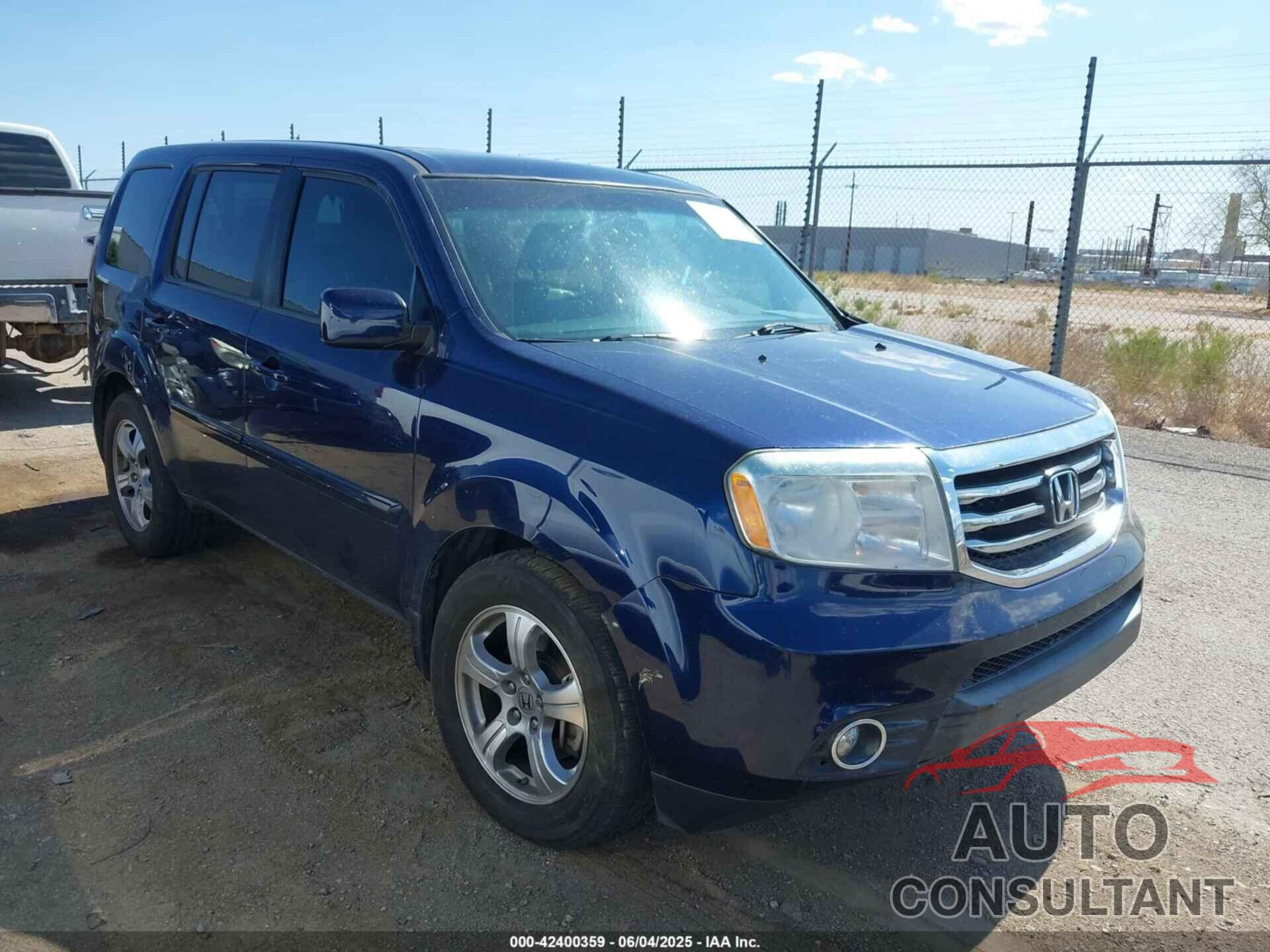HONDA PILOT 2014 - 5FNYF4H52EB045054