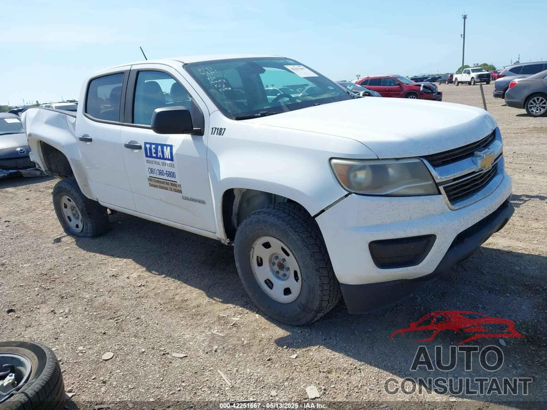 CHEVROLET COLORADO 2017 - 1GCGSBEN0H1212556