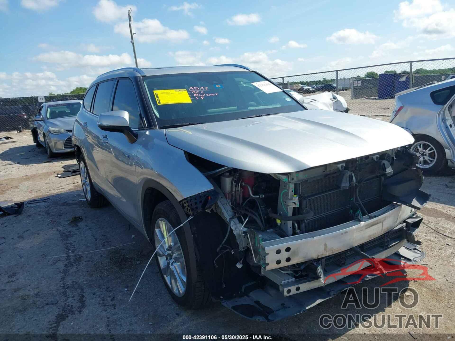 TOYOTA HIGHLANDER 2021 - 5TDYARAH6MS006400