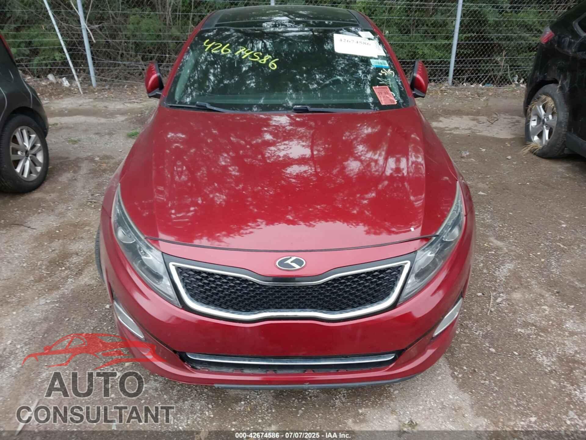 KIA OPTIMA 2014 - 5XXGR4A67EG318928