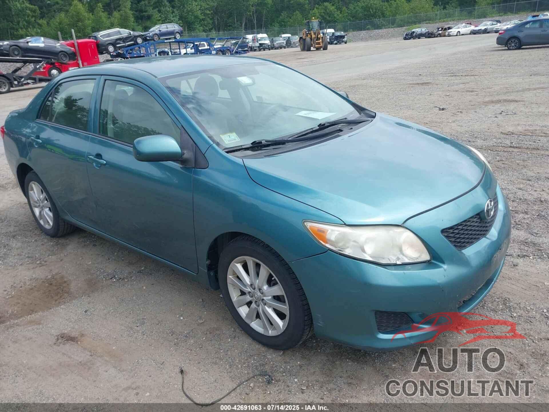 TOYOTA COROLLA 2009 - JTDBL40E199038025