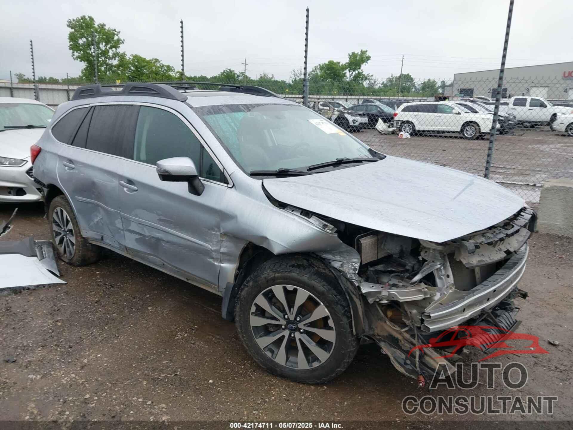 SUBARU OUTBACK 2016 - 4S4BSBNC1G3289671