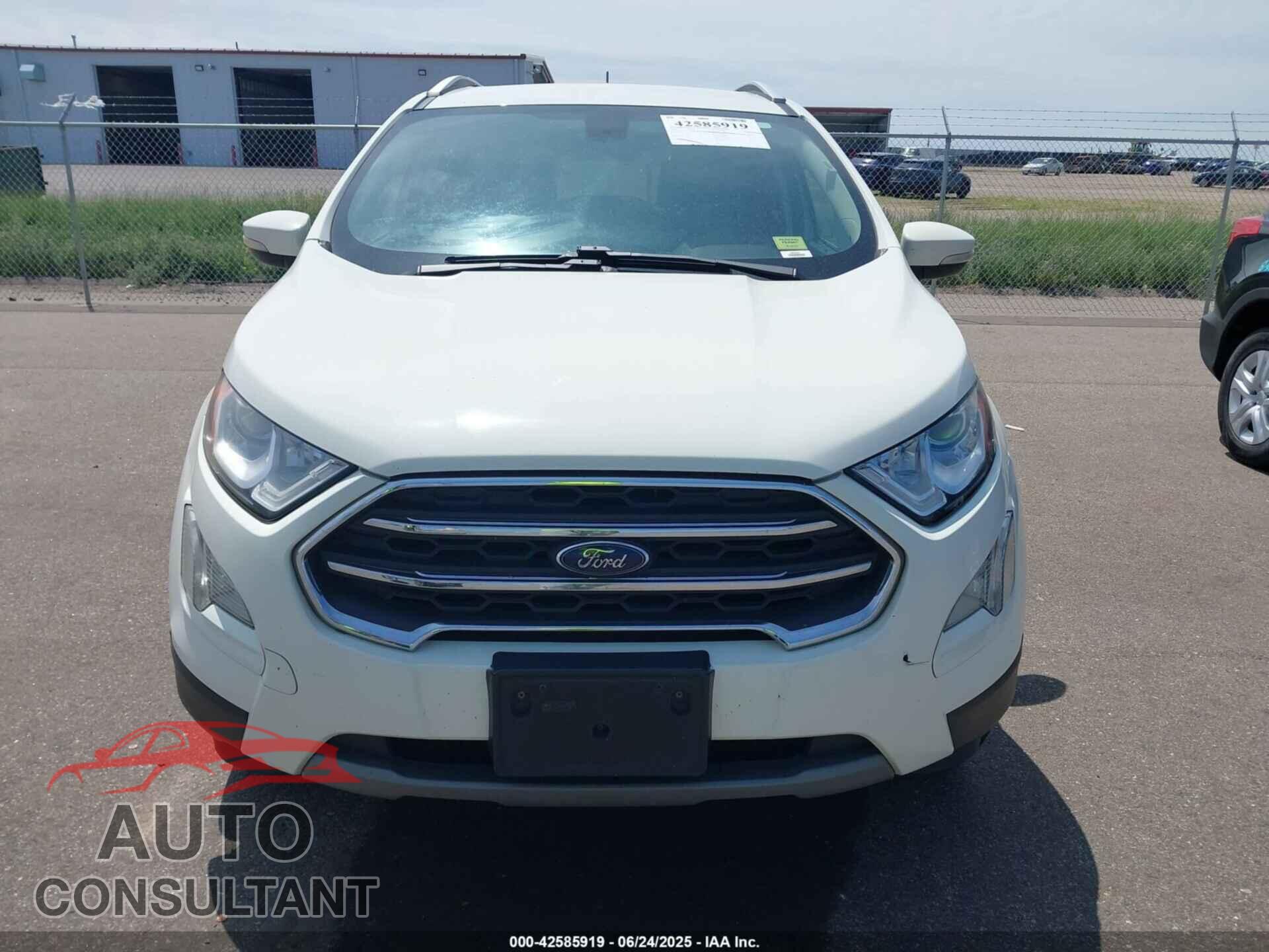 FORD ECOSPORT 2020 - MAJ6S3KLXLC355327