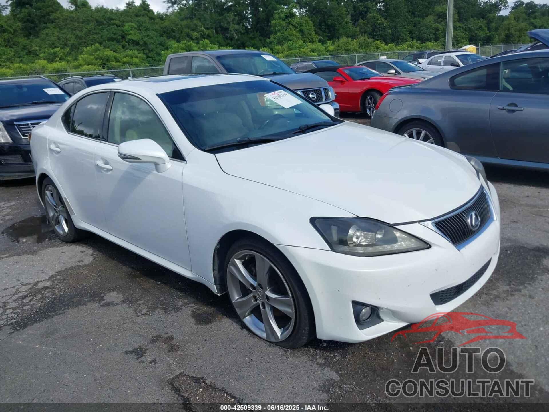LEXUS IS 250 2012 - JTHBF5C28C5166435