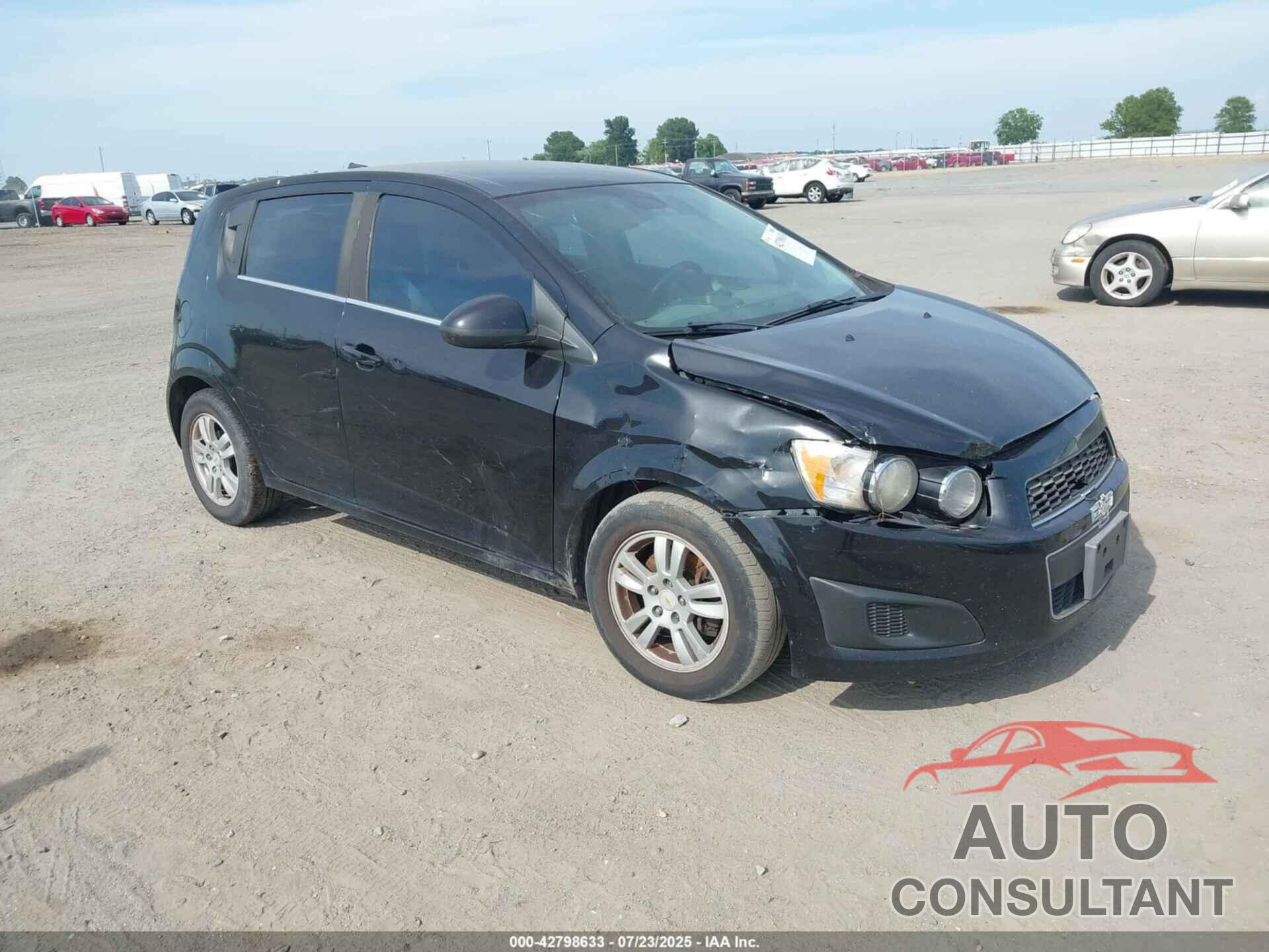 CHEVROLET SONIC 2012 - 1G1JC6SH0C4159754