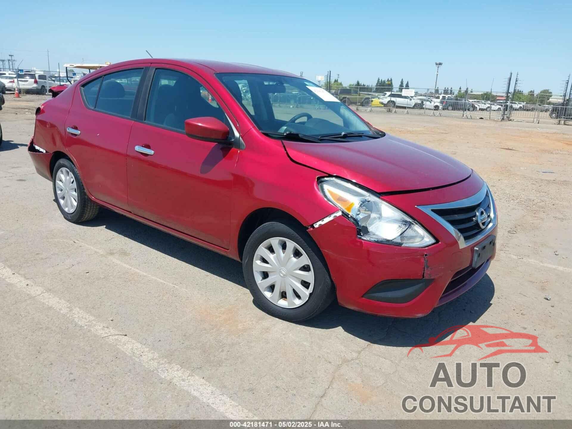 NISSAN VERSA 2016 - 3N1CN7AP9GL809127