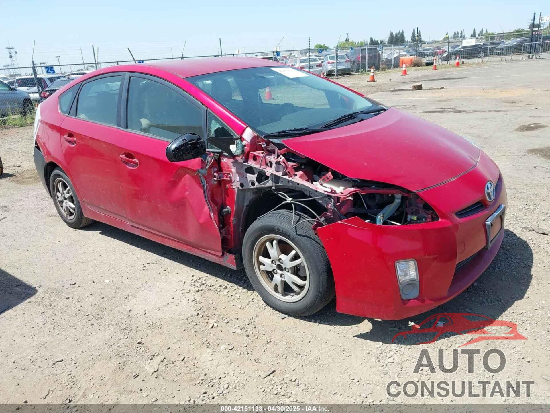 TOYOTA PRIUS 2010 - JTDKN3DU6A0240342