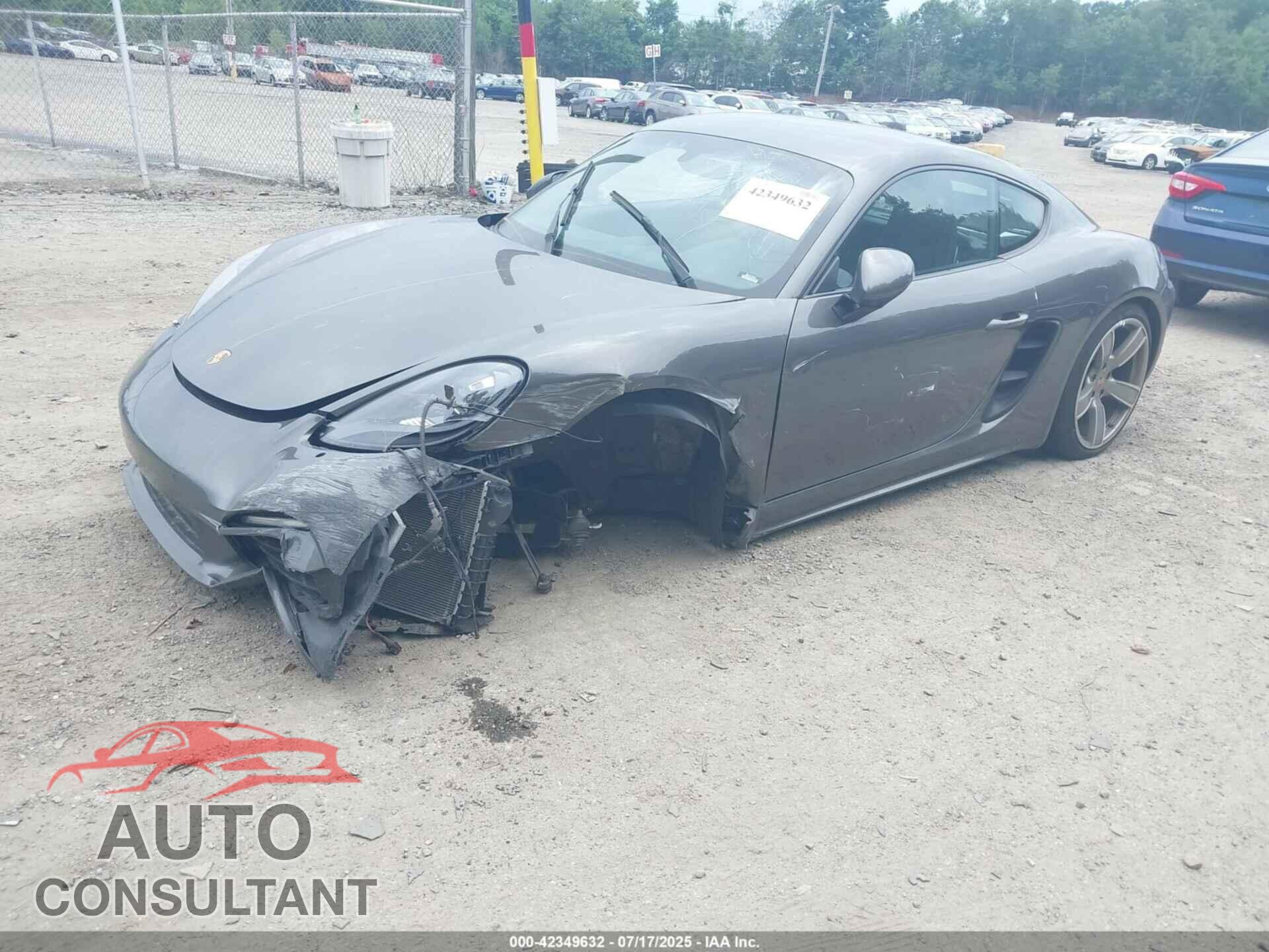 PORSCHE 718 CAYMAN 2019 - WP0AA2A85KS260984
