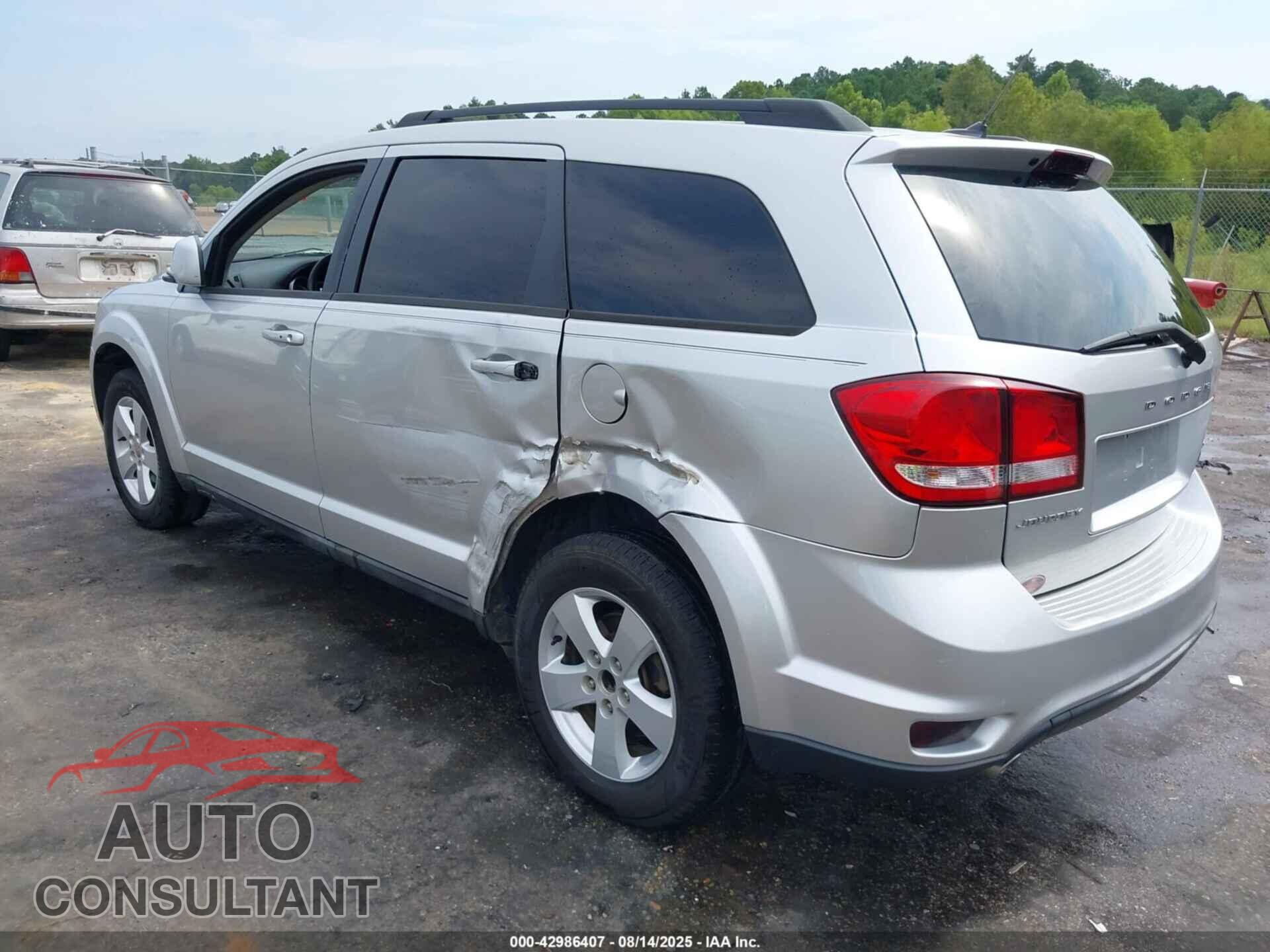 DODGE JOURNEY 2012 - 3C4PDCBG5CT265177