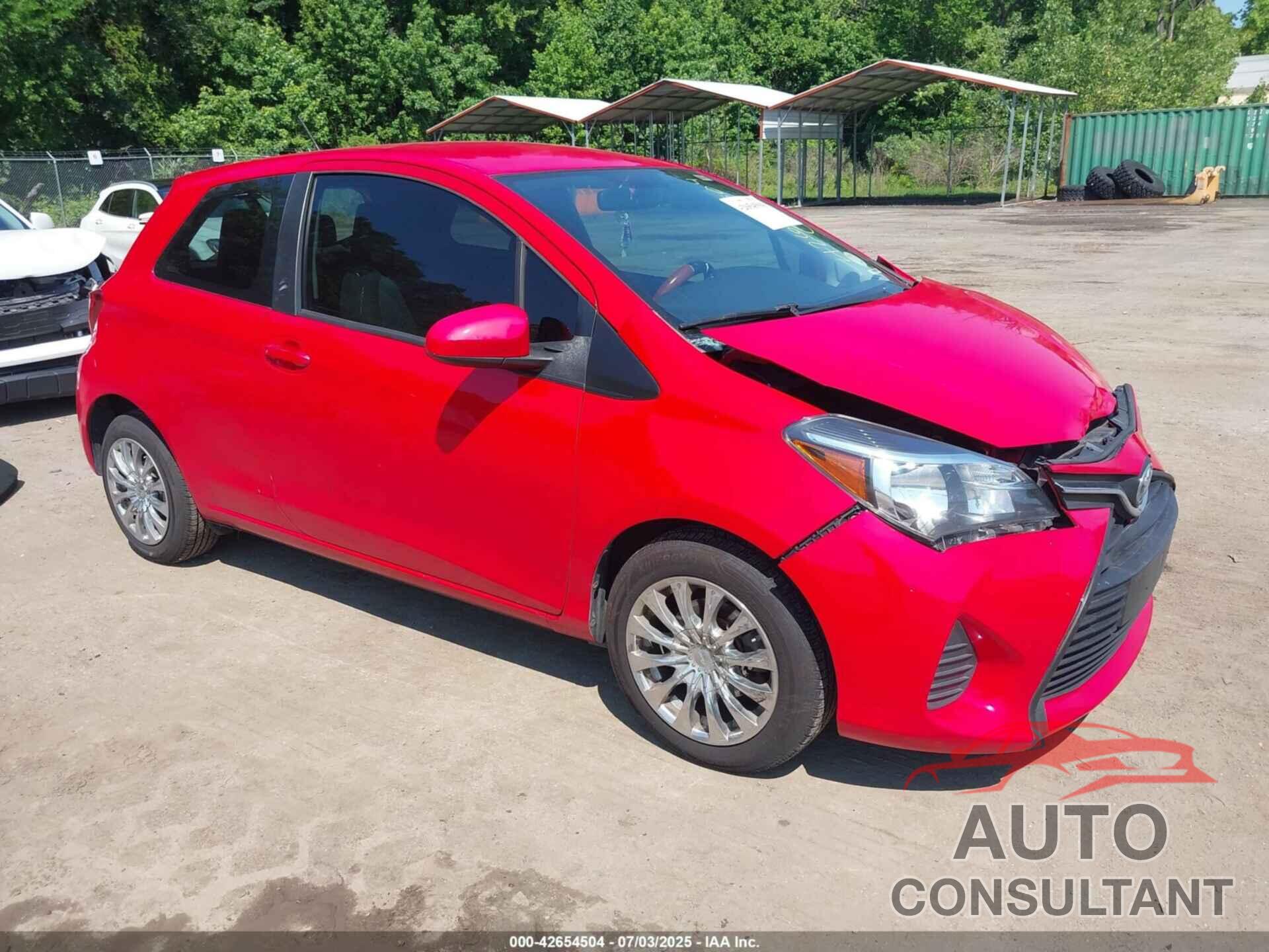 TOYOTA YARIS 2015 - VNKJTUD32FA022227