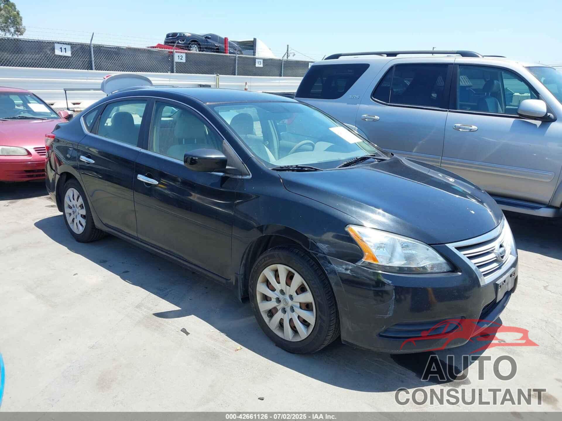 NISSAN SENTRA 2013 - 3N1AB7AP3DL700013