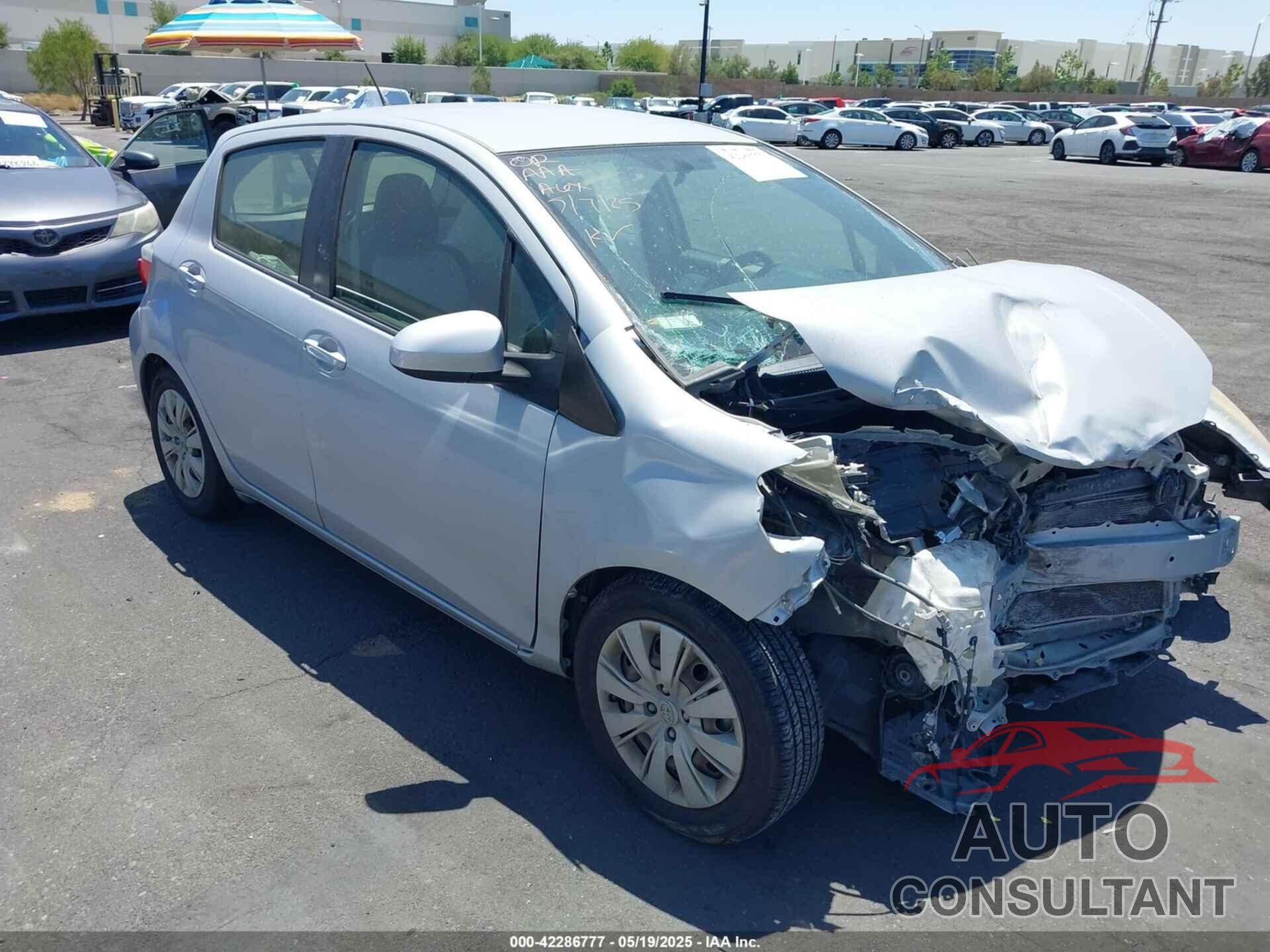 TOYOTA YARIS 2012 - JTDKTUD3XCD533644