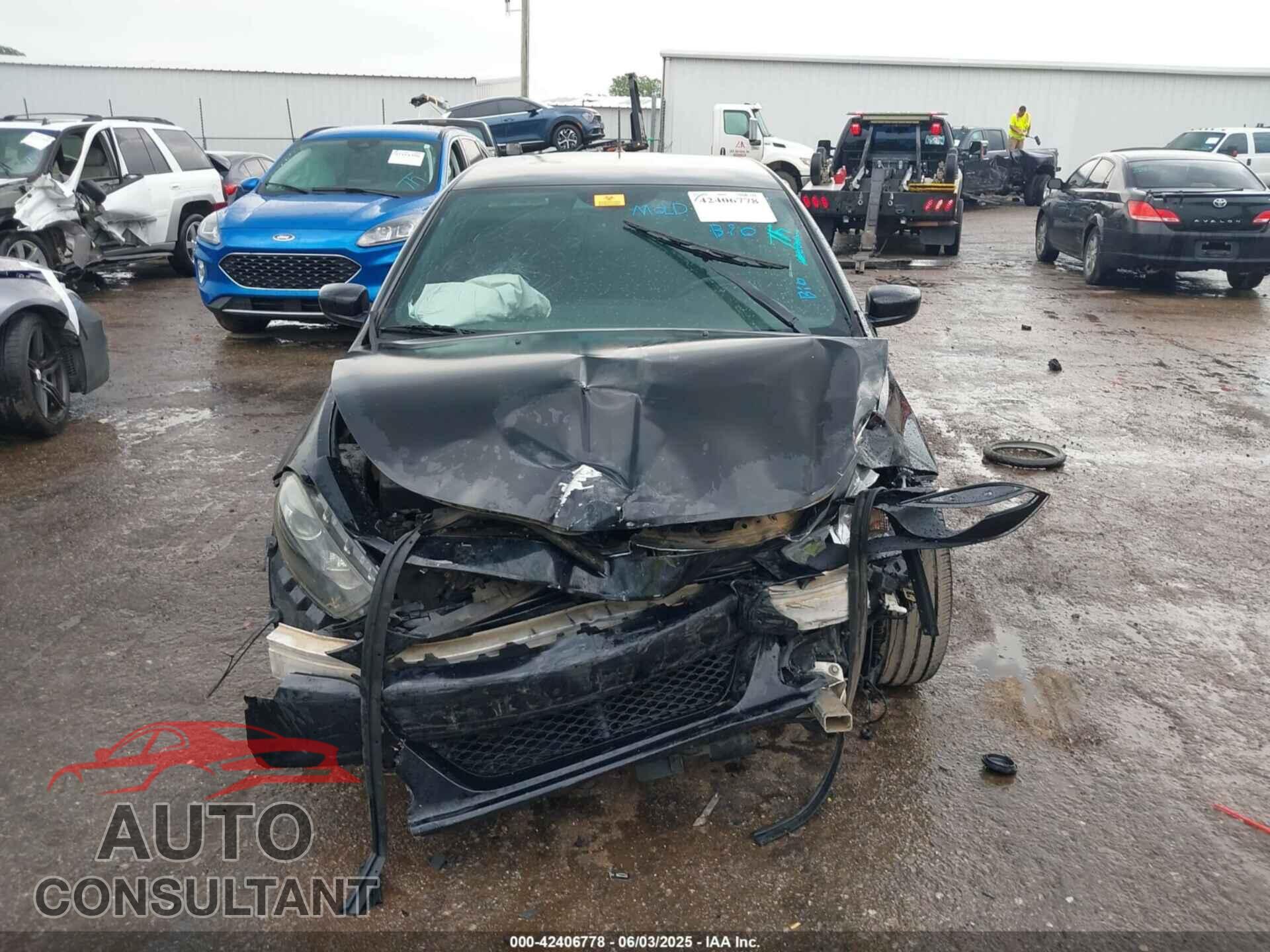 DODGE DART 2013 - 1C3CDFBA9DD105682