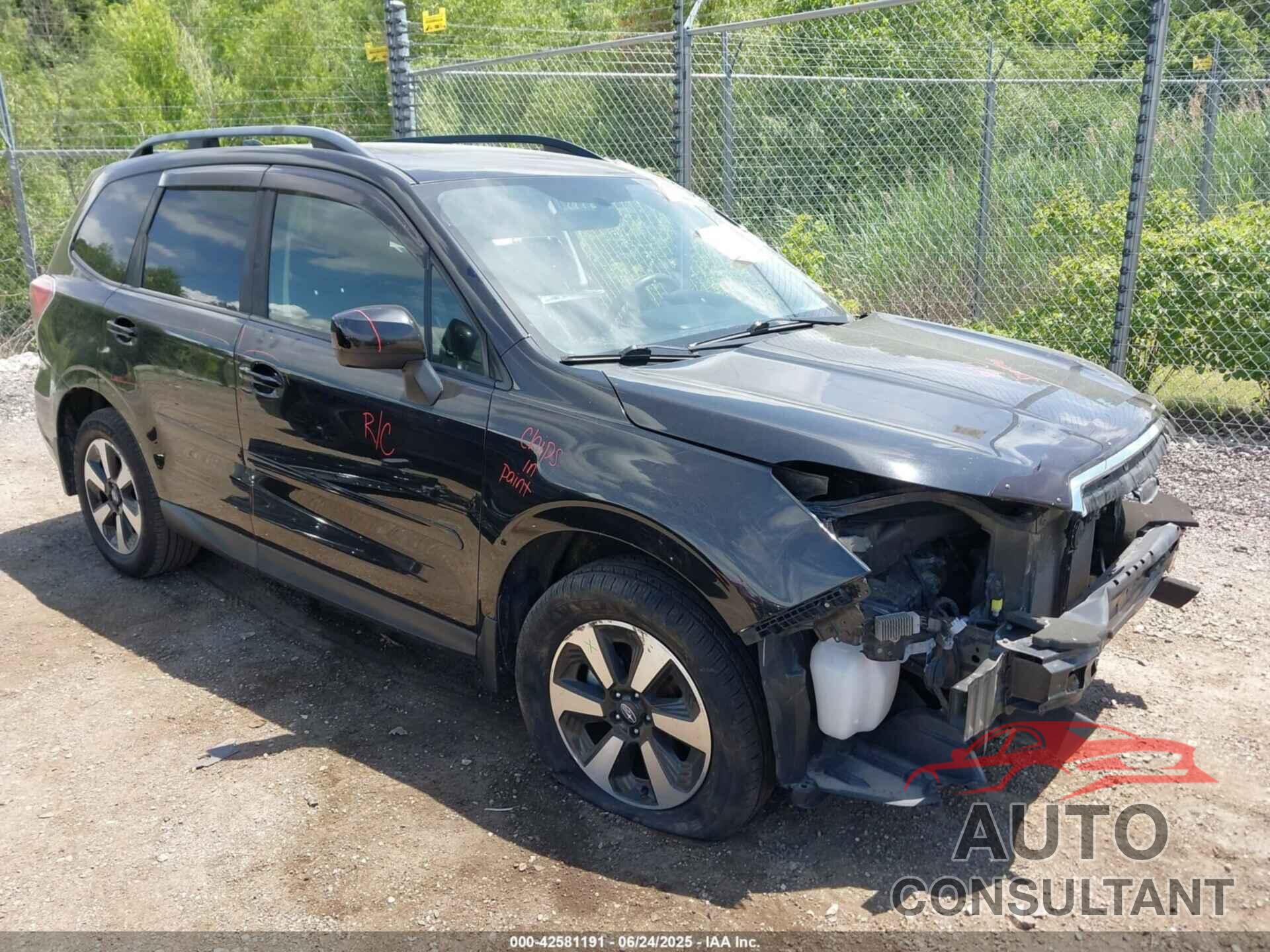 SUBARU FORESTER 2017 - JF2SJAEC0HH412707