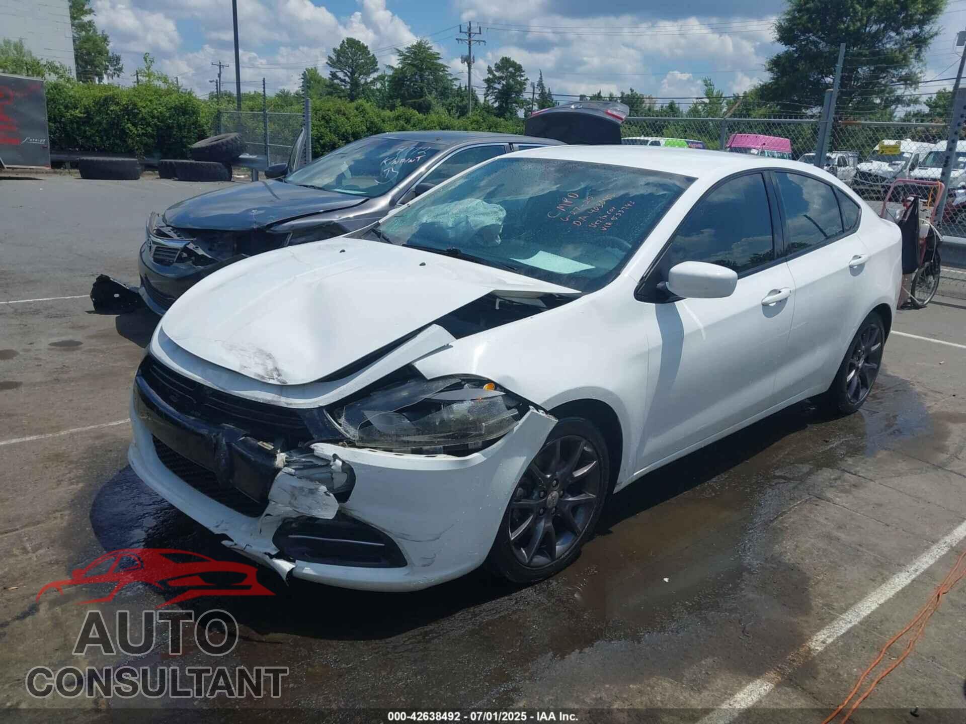 DODGE DART 2016 - 1C3CDFAA6GD533943