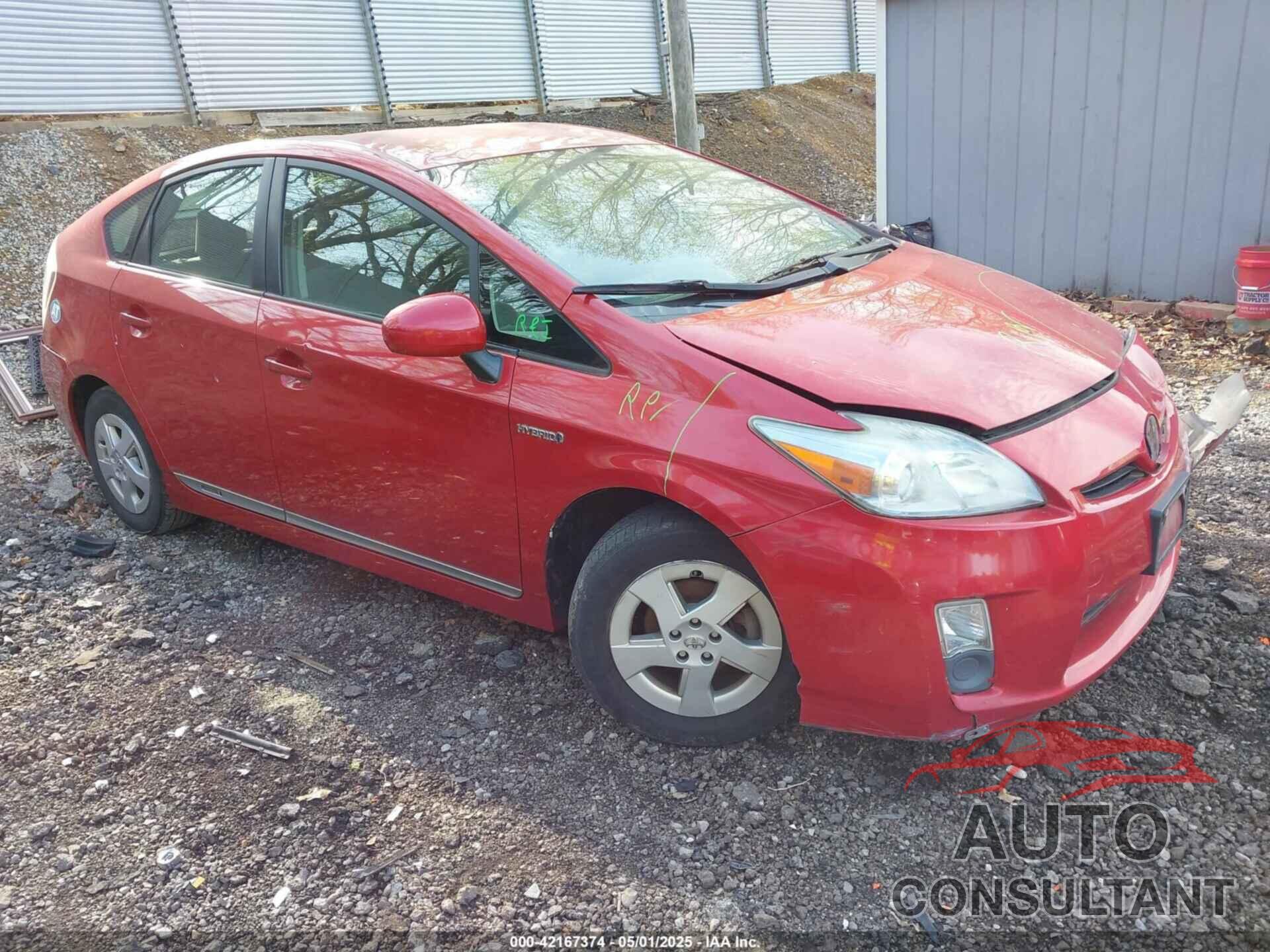TOYOTA PRIUS 2011 - JTDKN3DU1B1401708