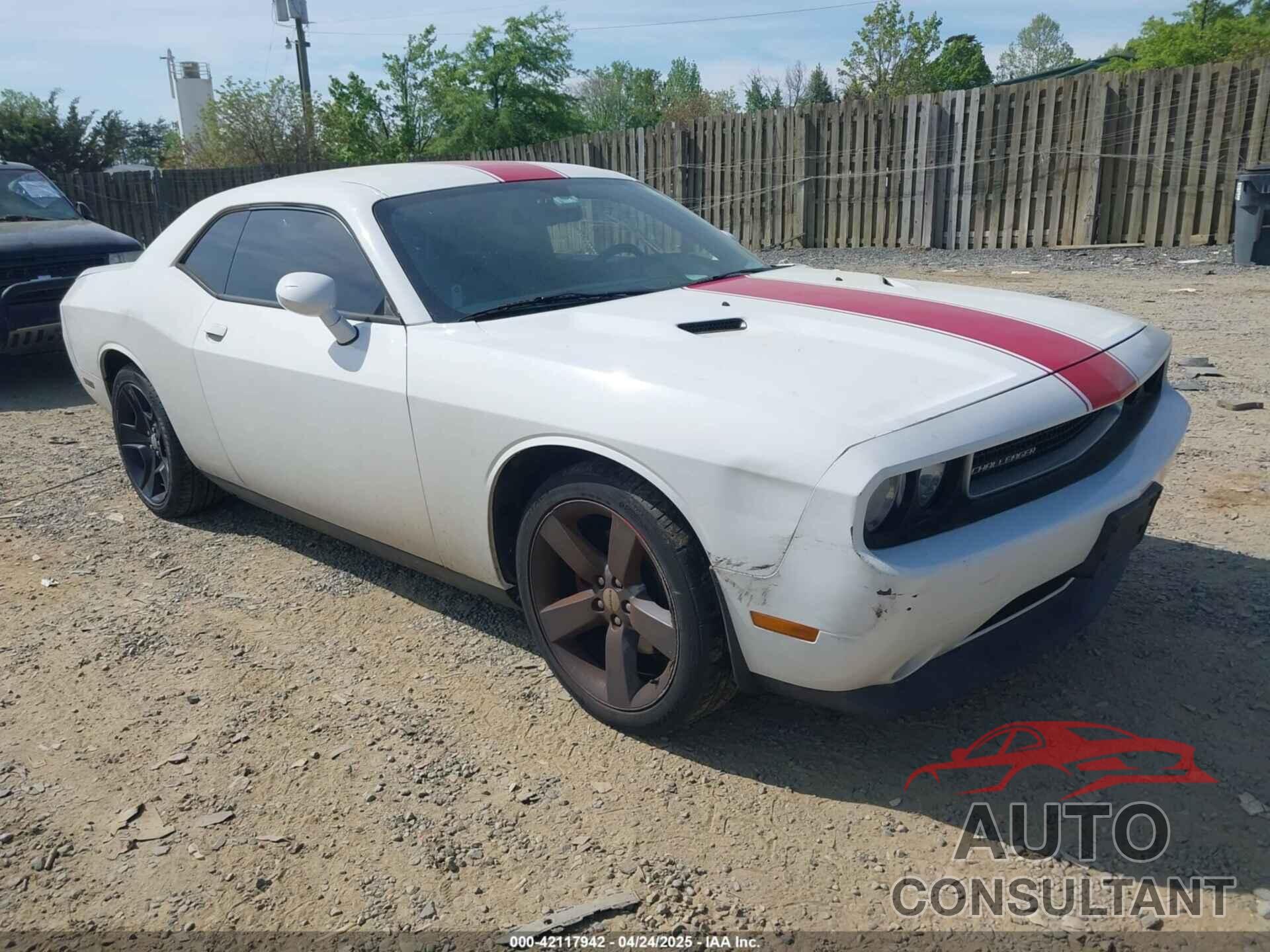 DODGE CHALLENGER 2013 - 2C3CDYAG3DH520016