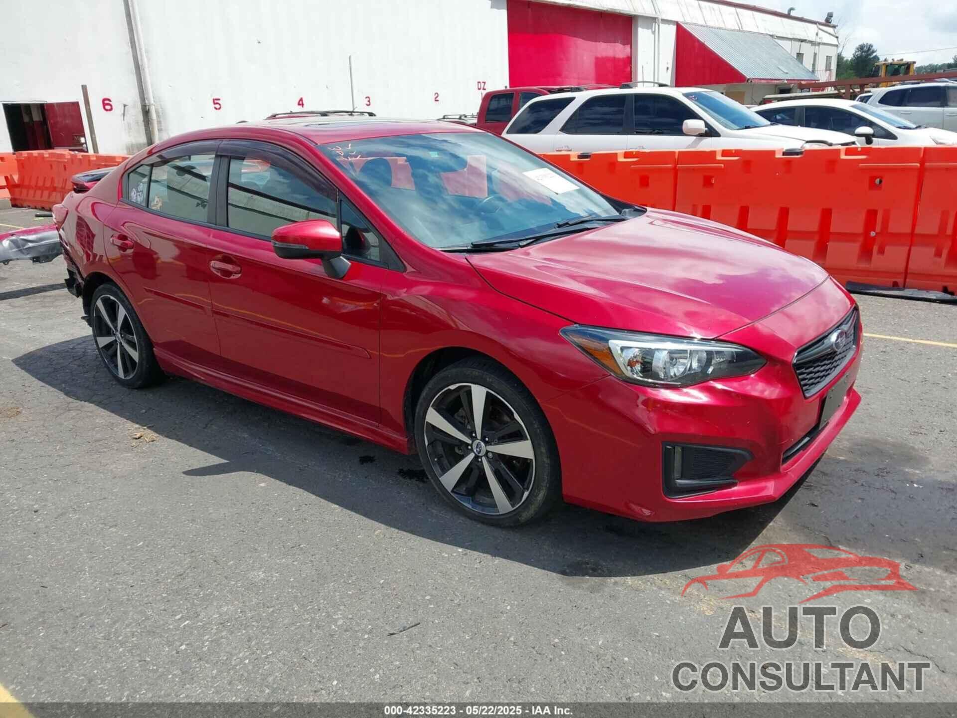 SUBARU IMPREZA 2018 - 4S3GKAM68J3619734
