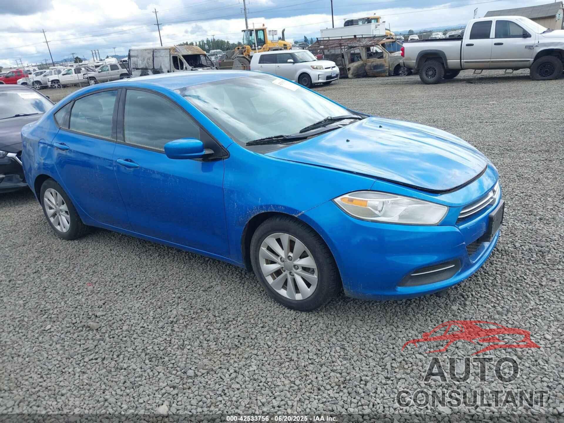 DODGE DART 2015 - 1C3CDFDH5FD225234