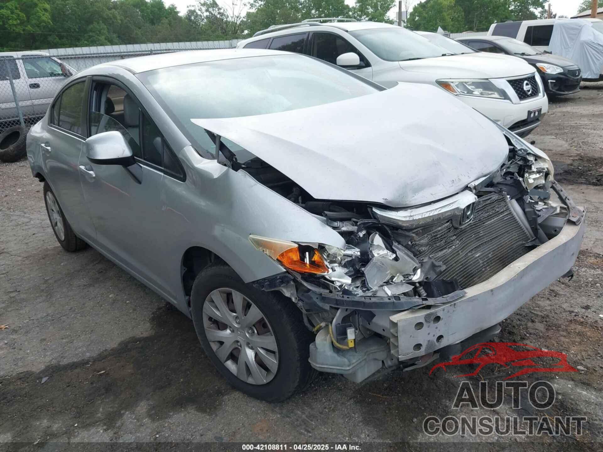 HONDA CIVIC 2012 - 2HGFB2F56CH560545
